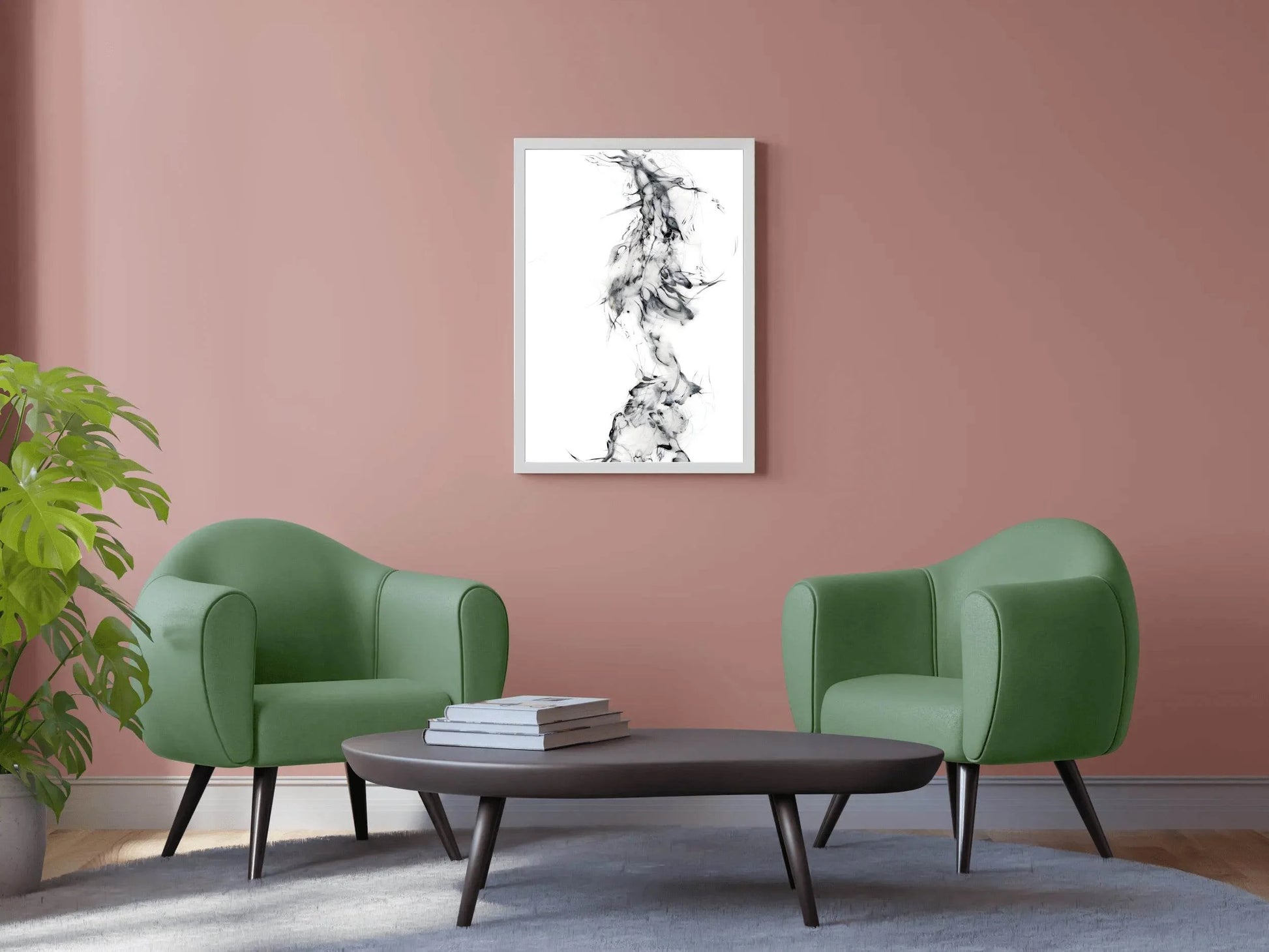 Smoke Transparent Background Wall Art - beink online art store