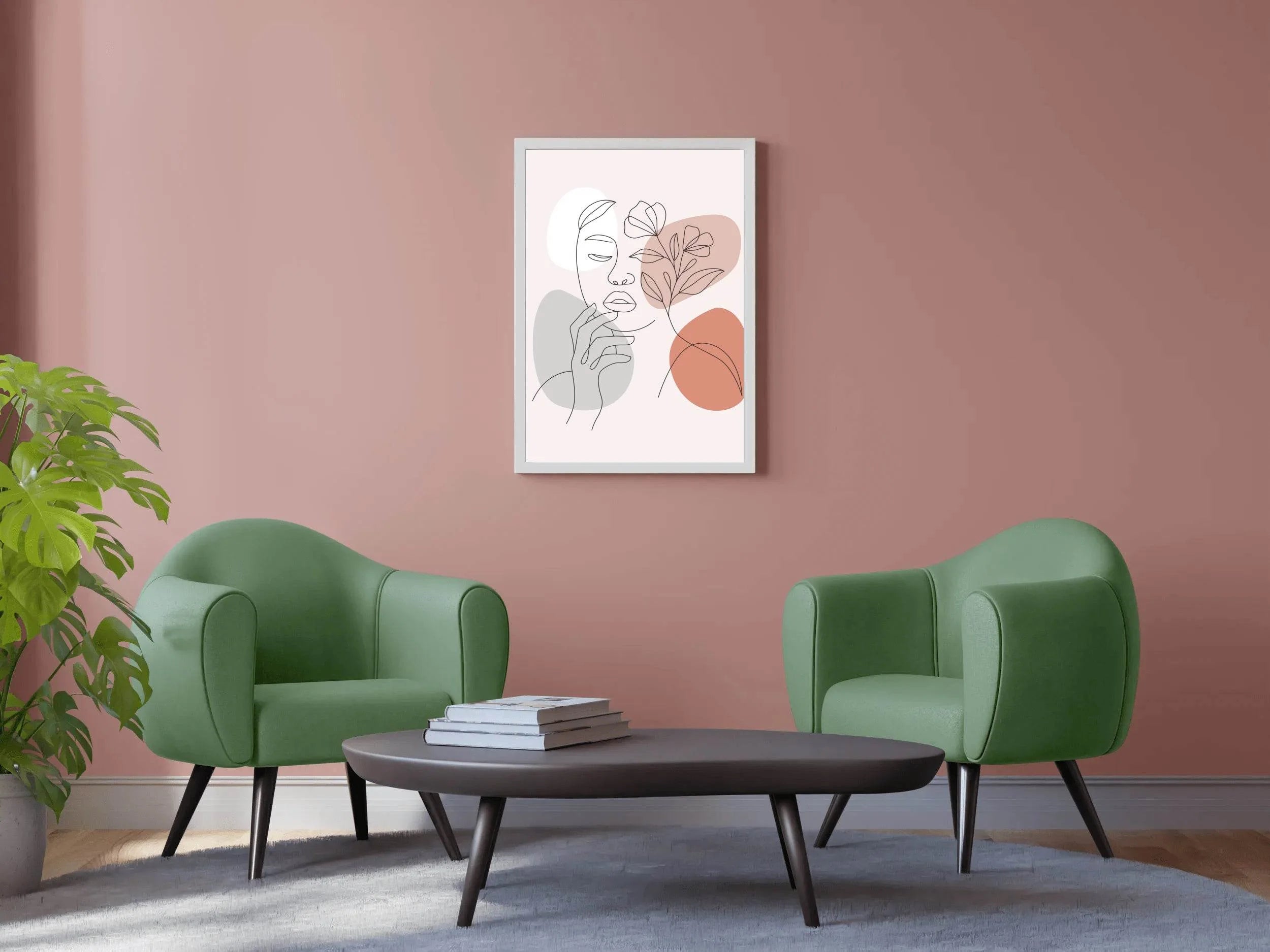 The Face Of a Thinking Woman Wall Art - beink online art store