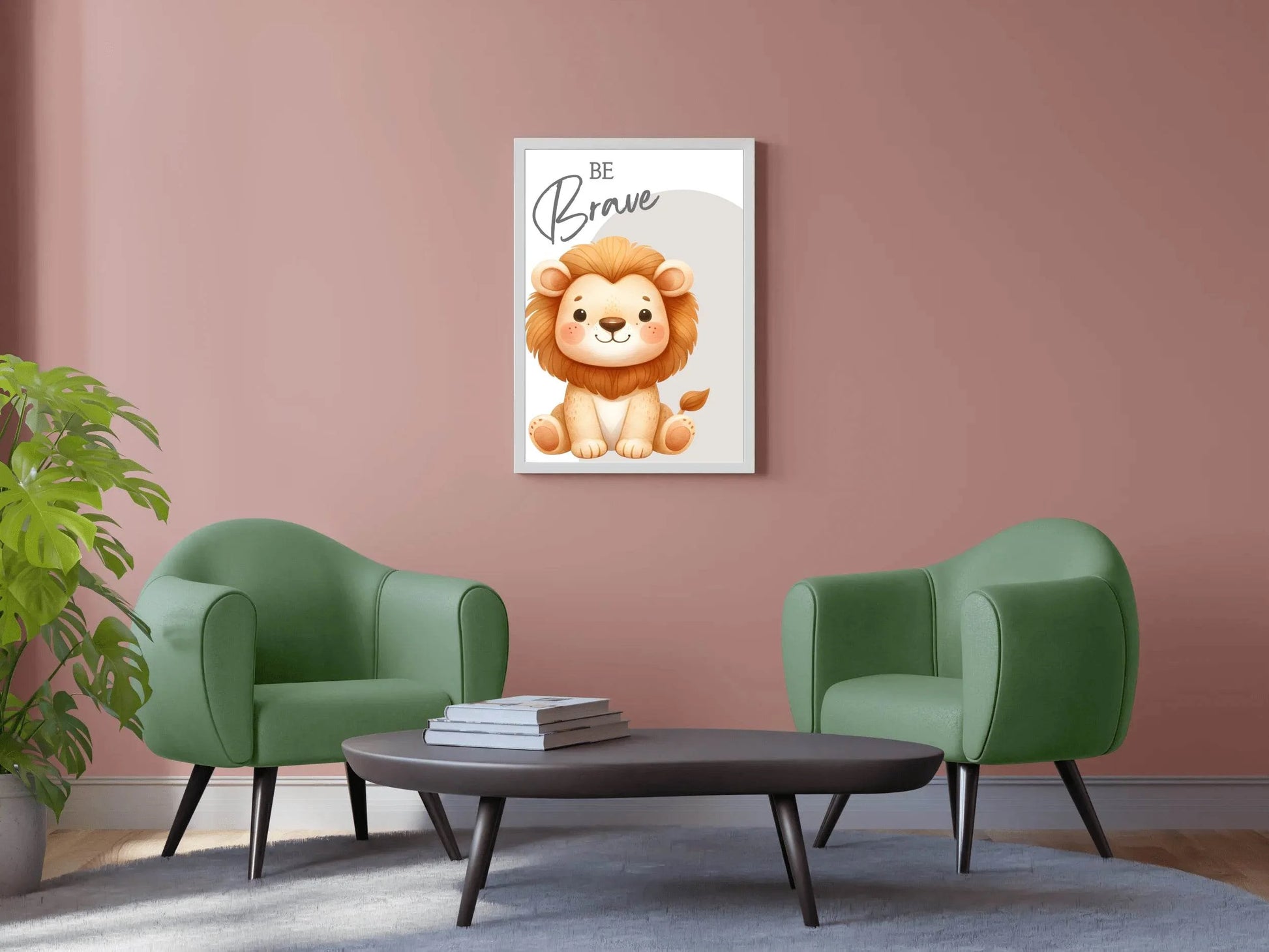 Cartoon Cub Illustration Wall Art - beink online art store