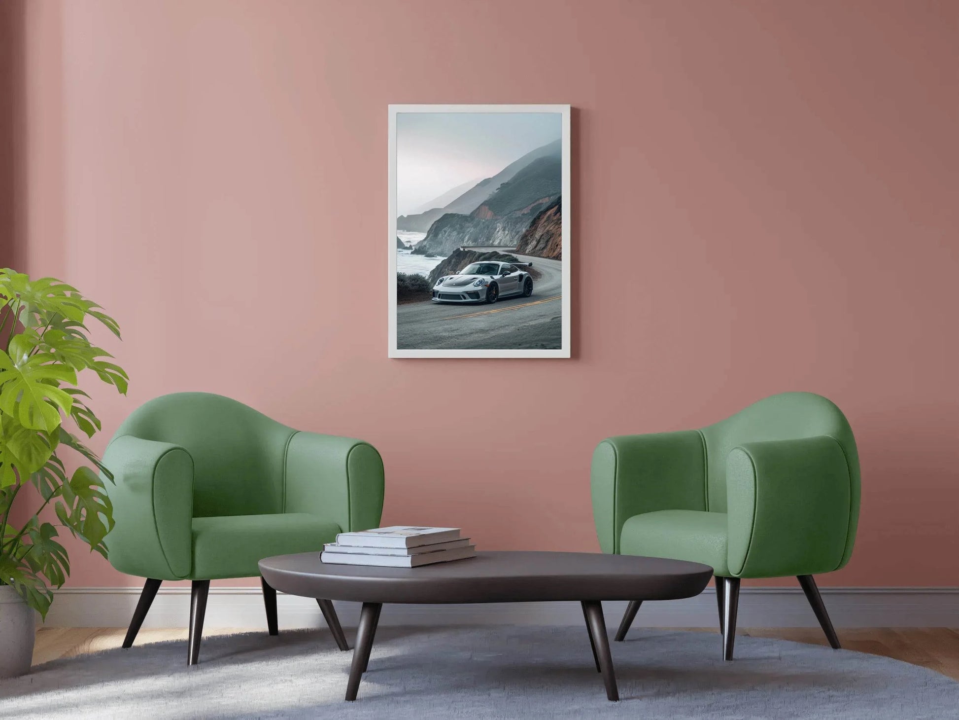 Porsche 911G Silver Wall Art - beink online art store
