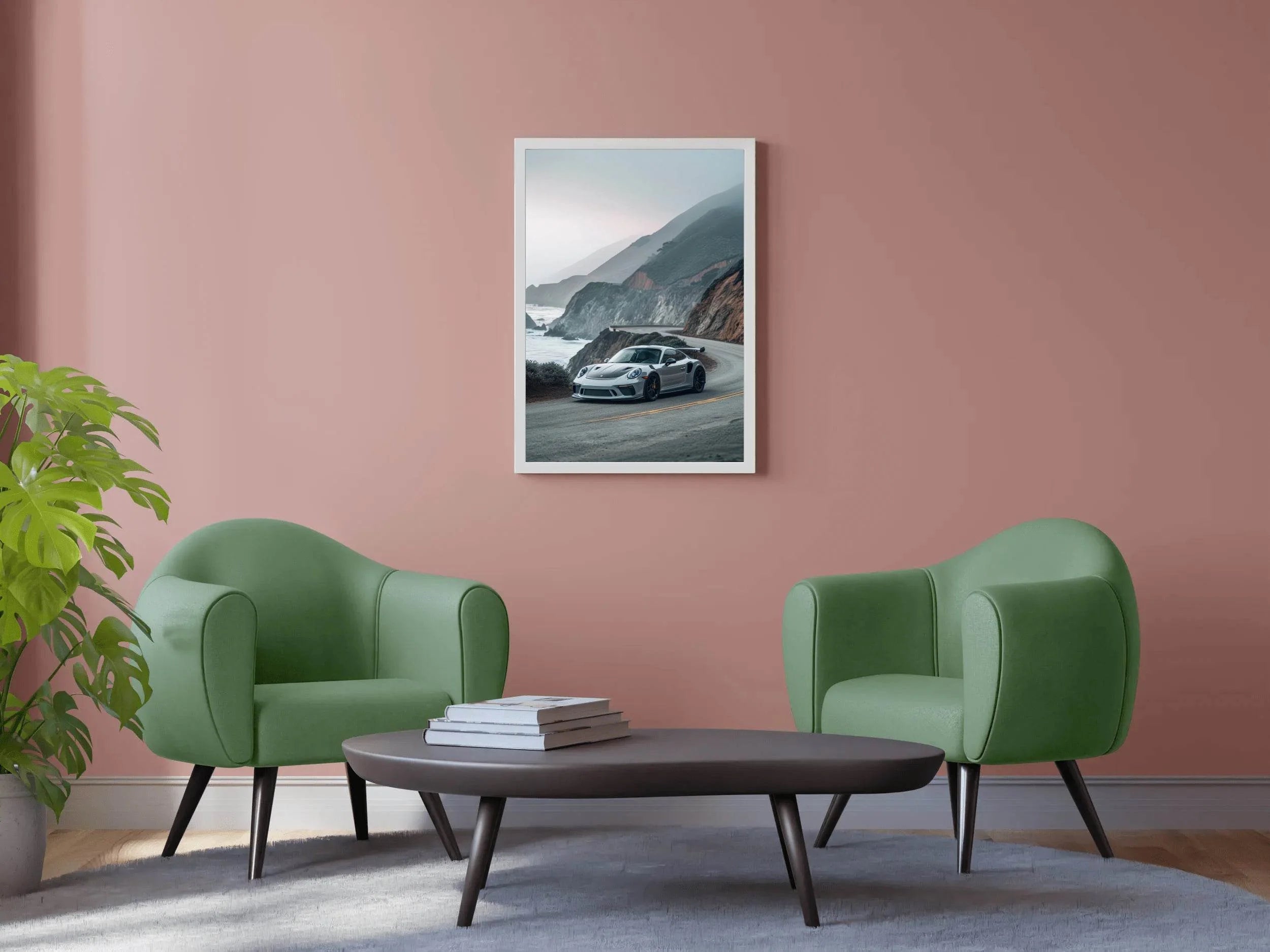 Porsche 911G Silver Wall Art - beink online art store