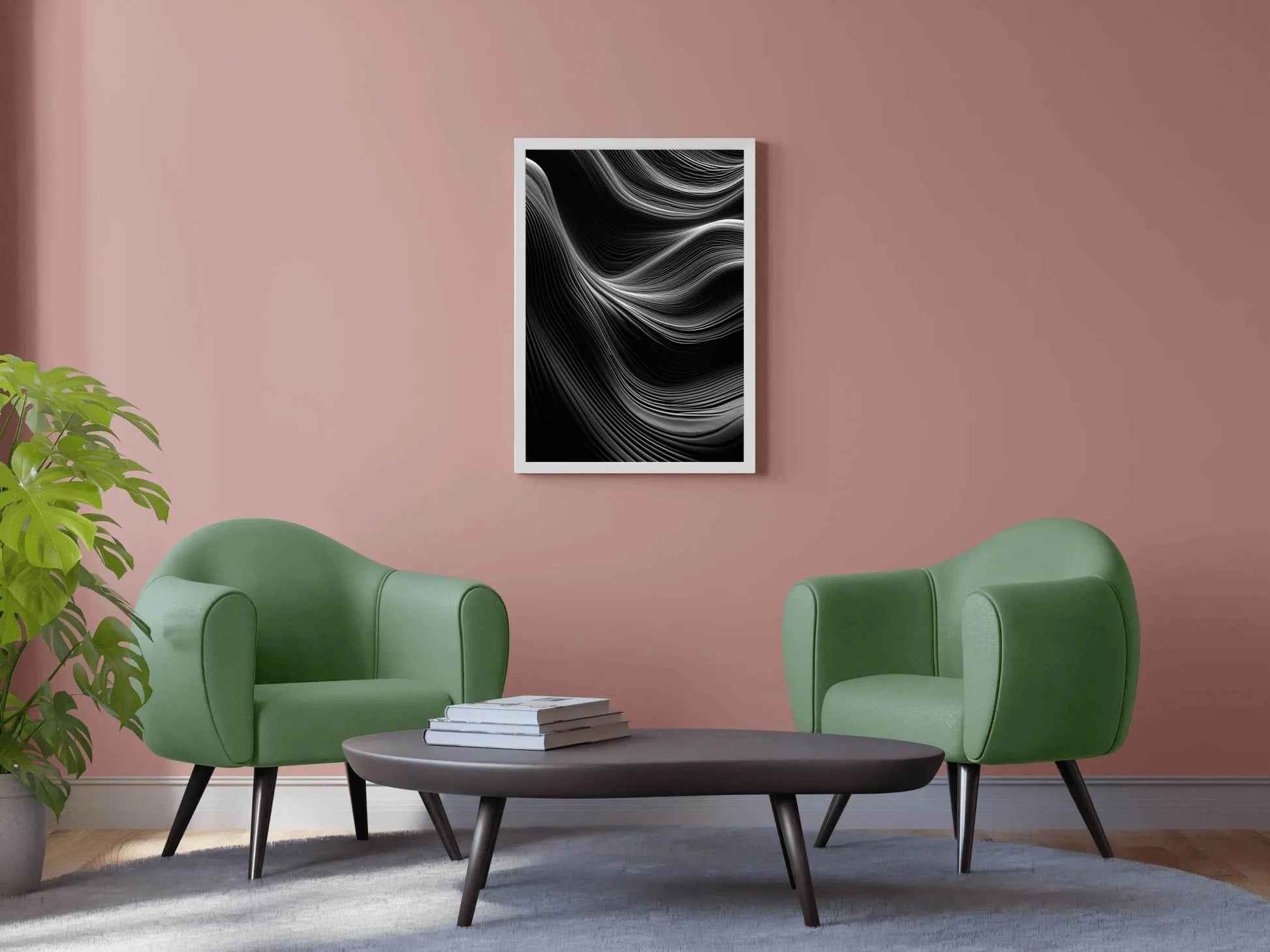 Abstract Black & White Wall Art - beink online art store