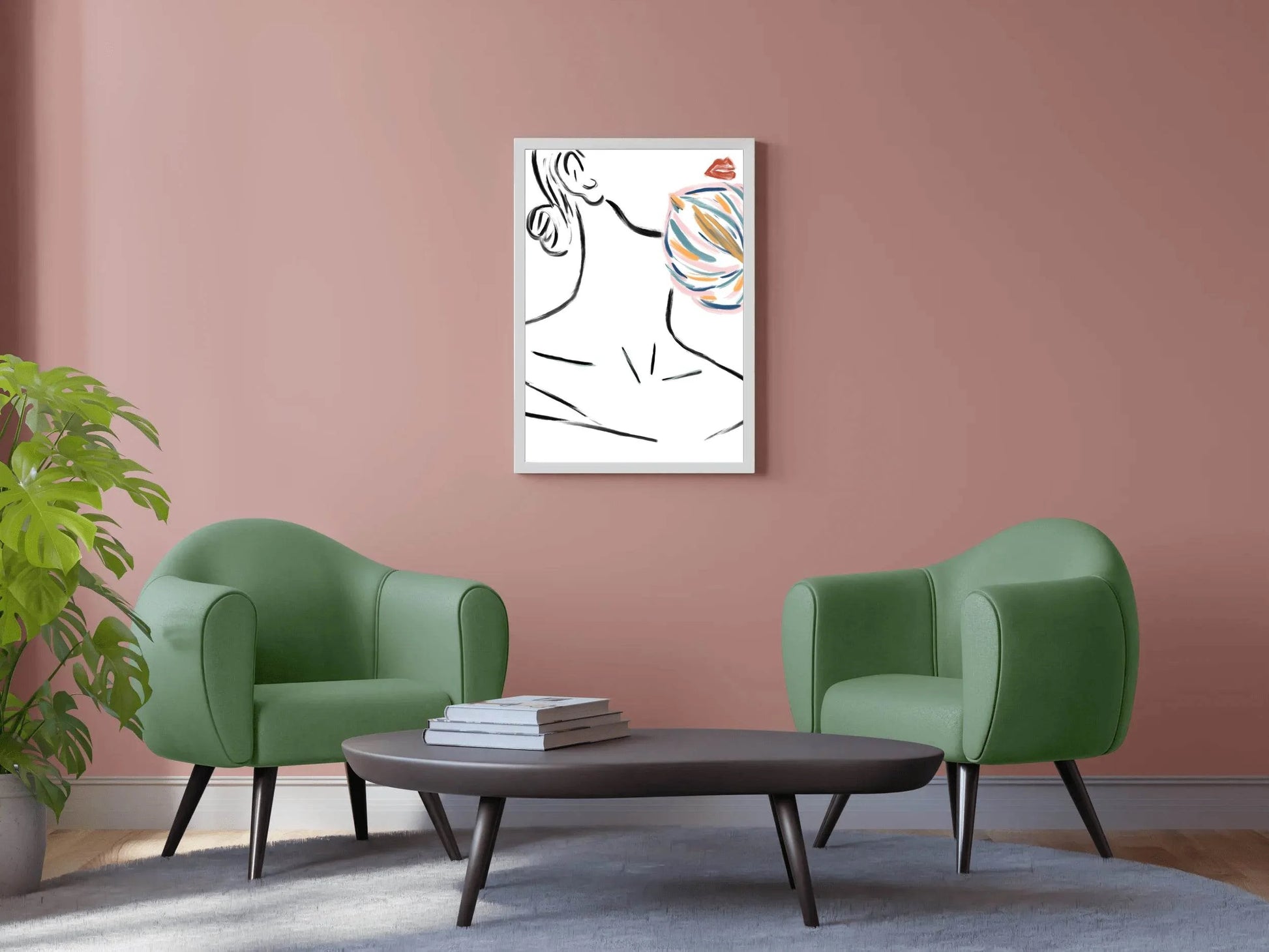 Painting of A Woman's Neck Wall Art - beink online art store