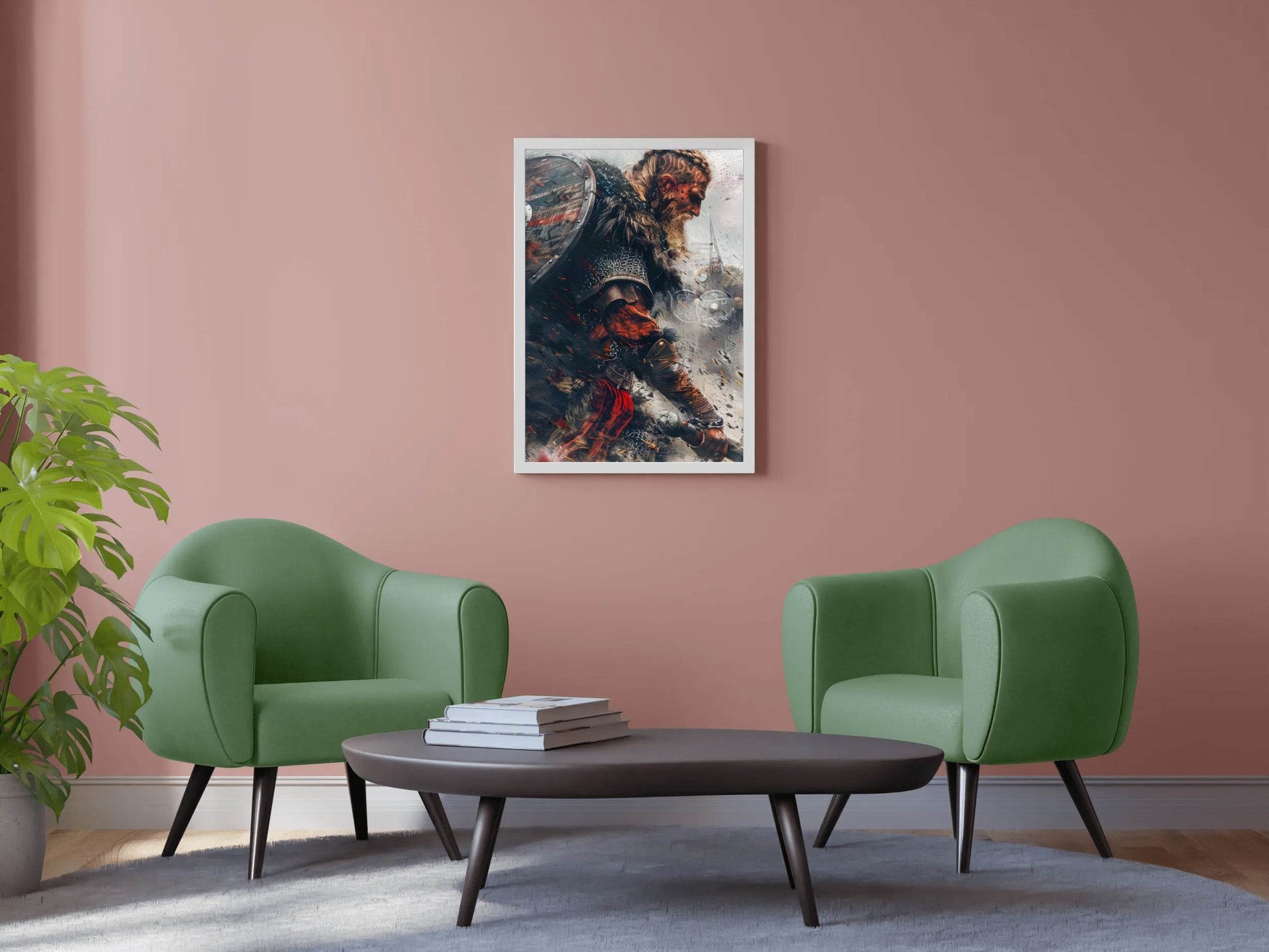 Viking Warrior Digital Art - beink online art store