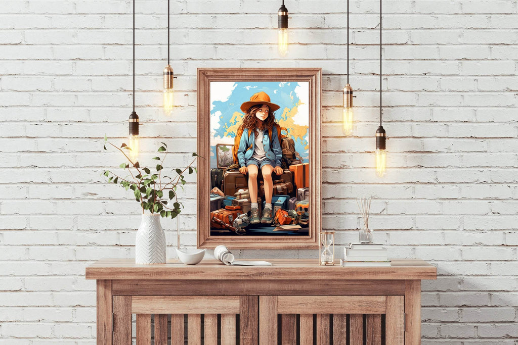 Adventure Anime Girls Anime Wall Art - beink online art store