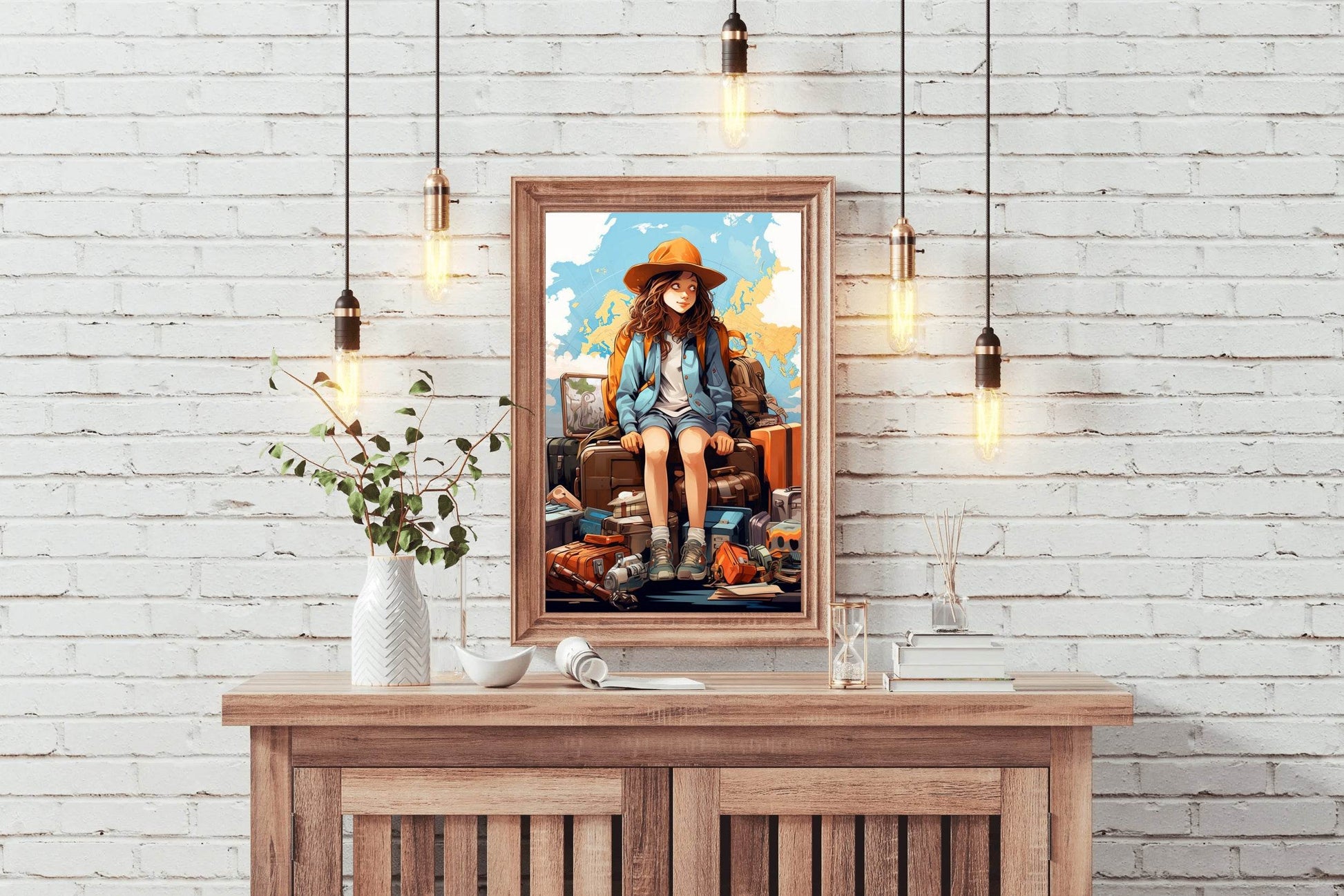 Adventure Anime Girls Anime Wall Art - beink online art store