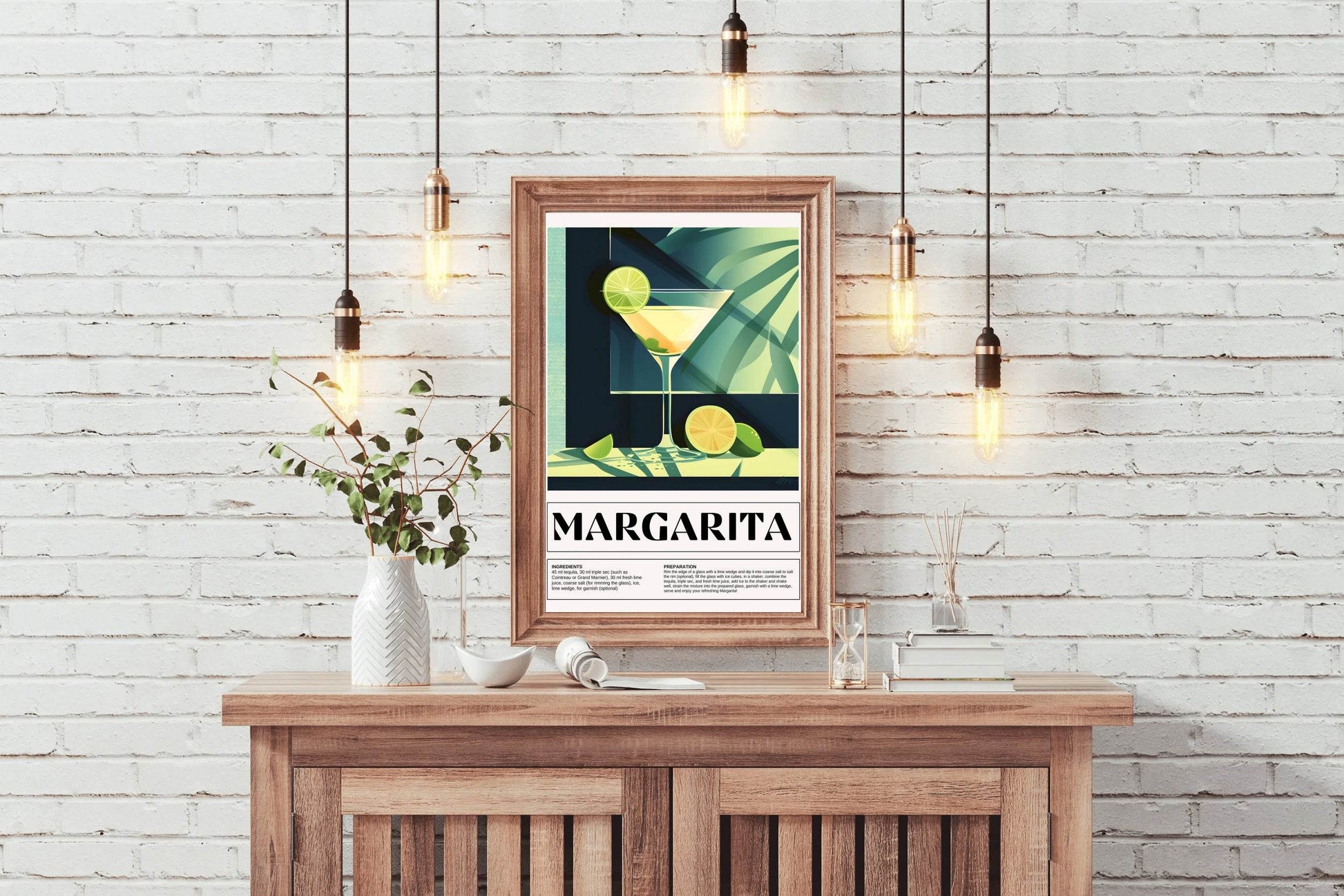 Classic Margarita Wall Art - beink online art store