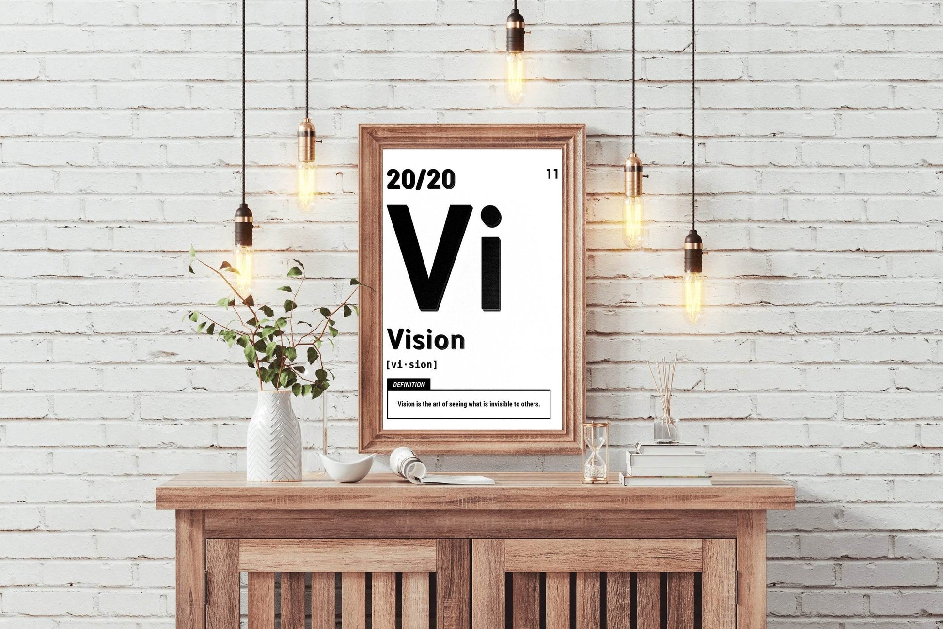 20/20 Vision Motivational Wall Art - beink online art store