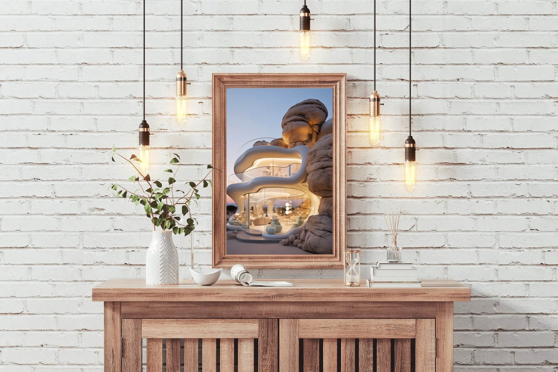 Rock House Wall Art - beink online art store