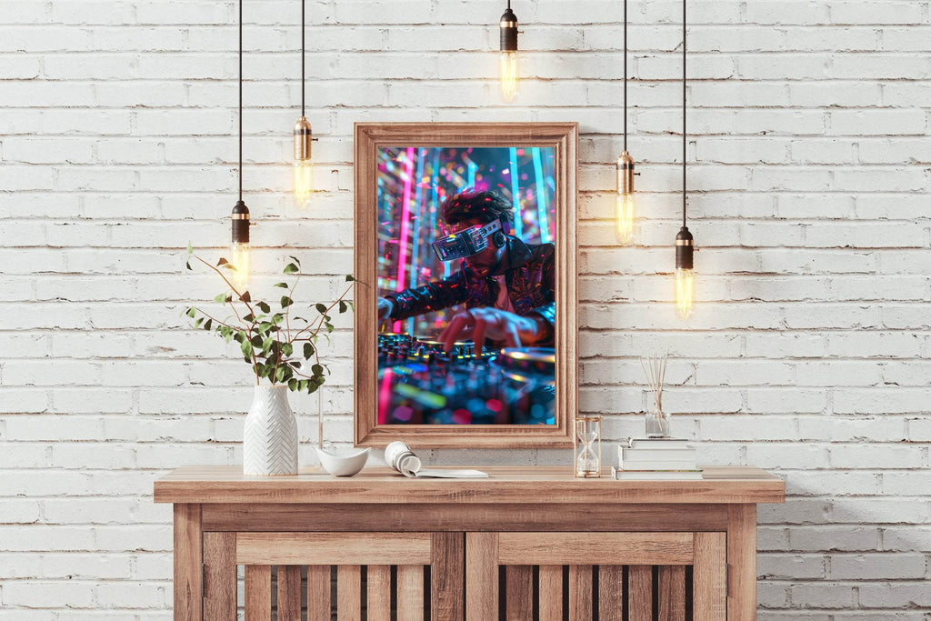 Music Synth With VR Wall Art - beink online art store