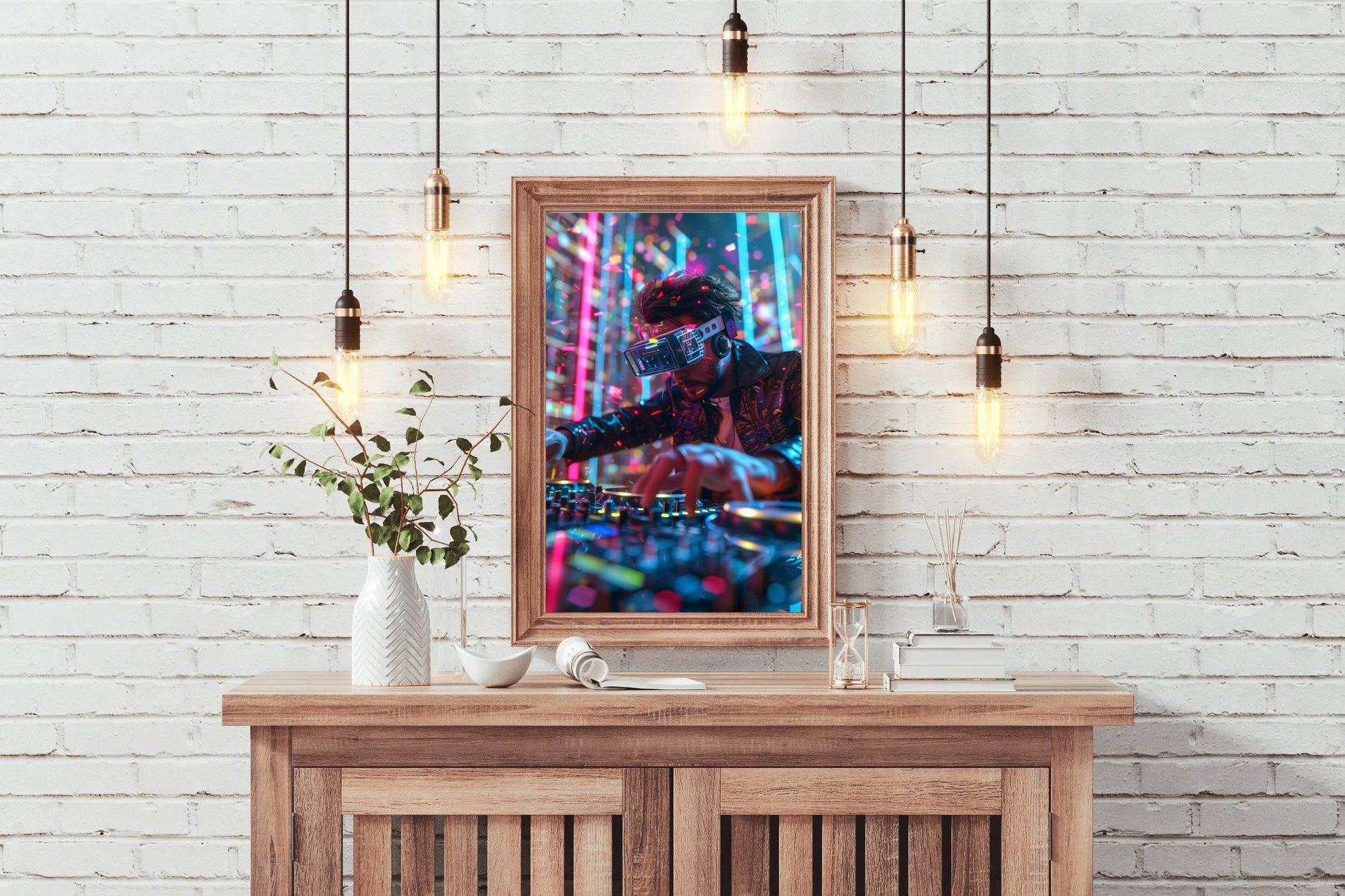 Music Synth With VR Wall Art - beink online art store