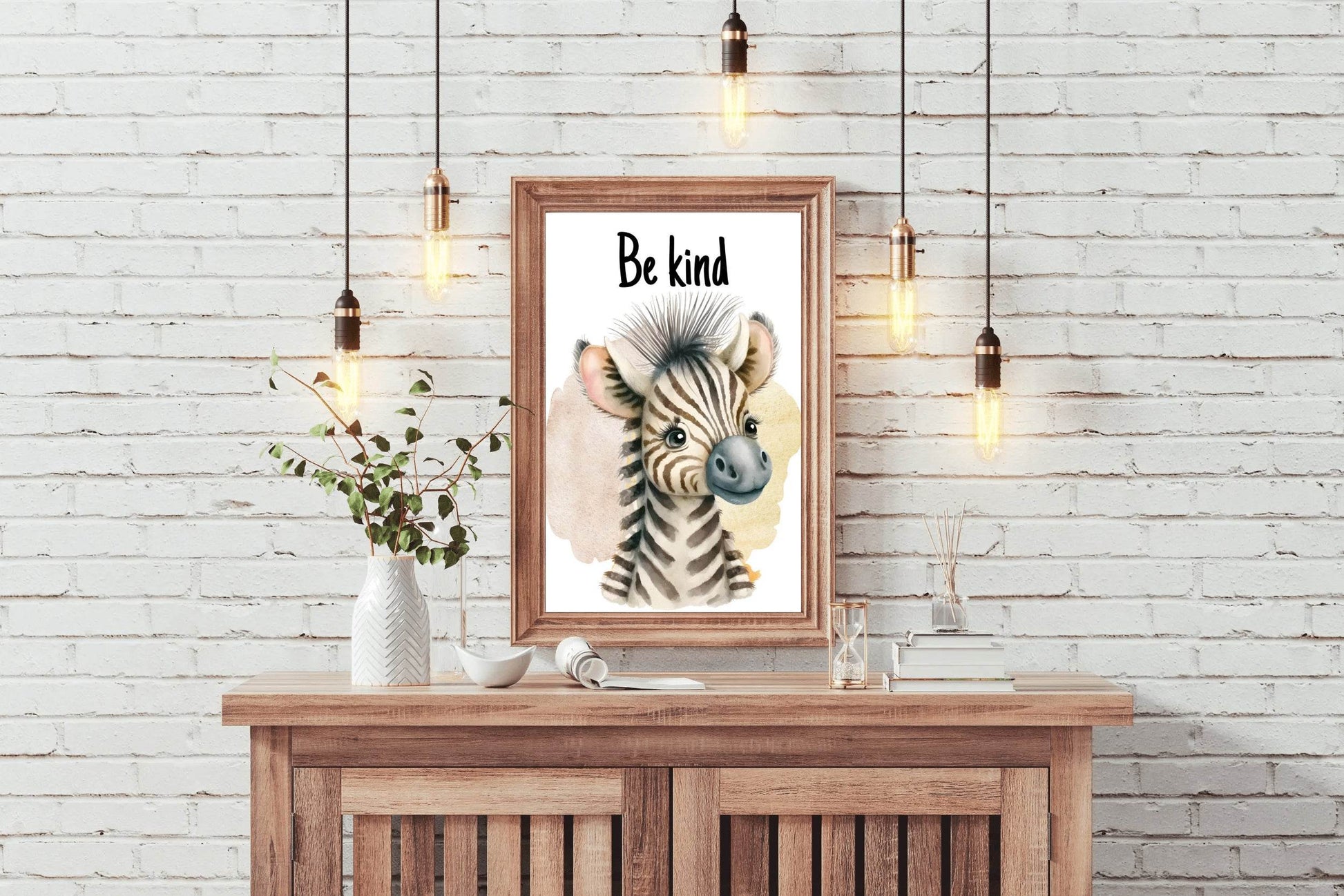 Drawing of Baby Zebra Wall Art - beink online art store