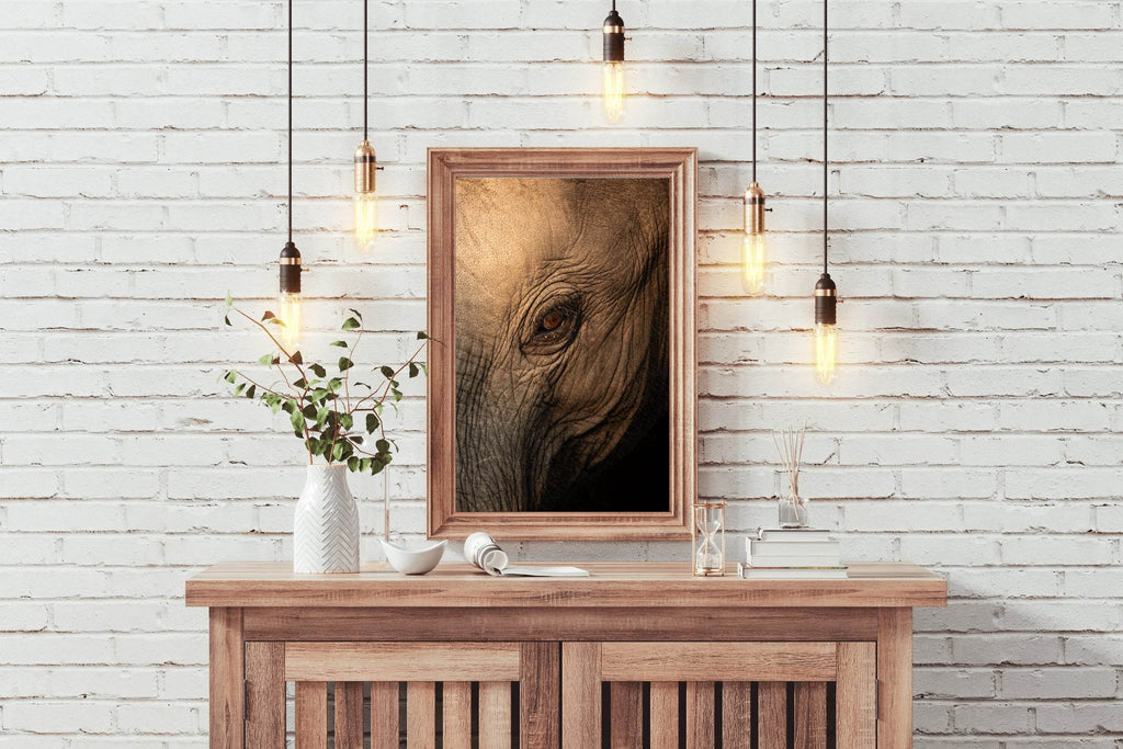 Eye of a Giant Elephant Wall Art - beink online art store