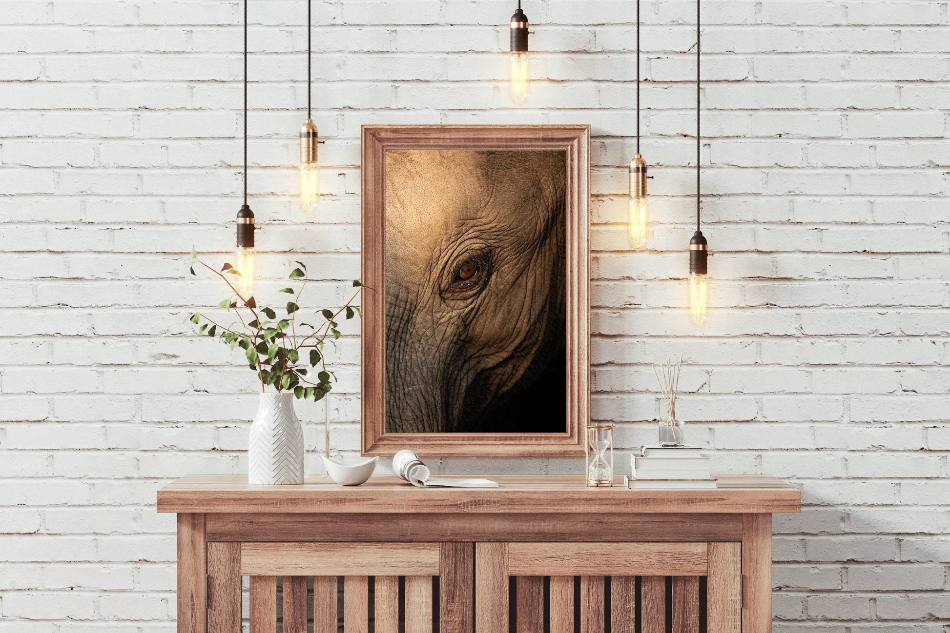 Eye of a Giant Elephant Wall Art - beink online art store