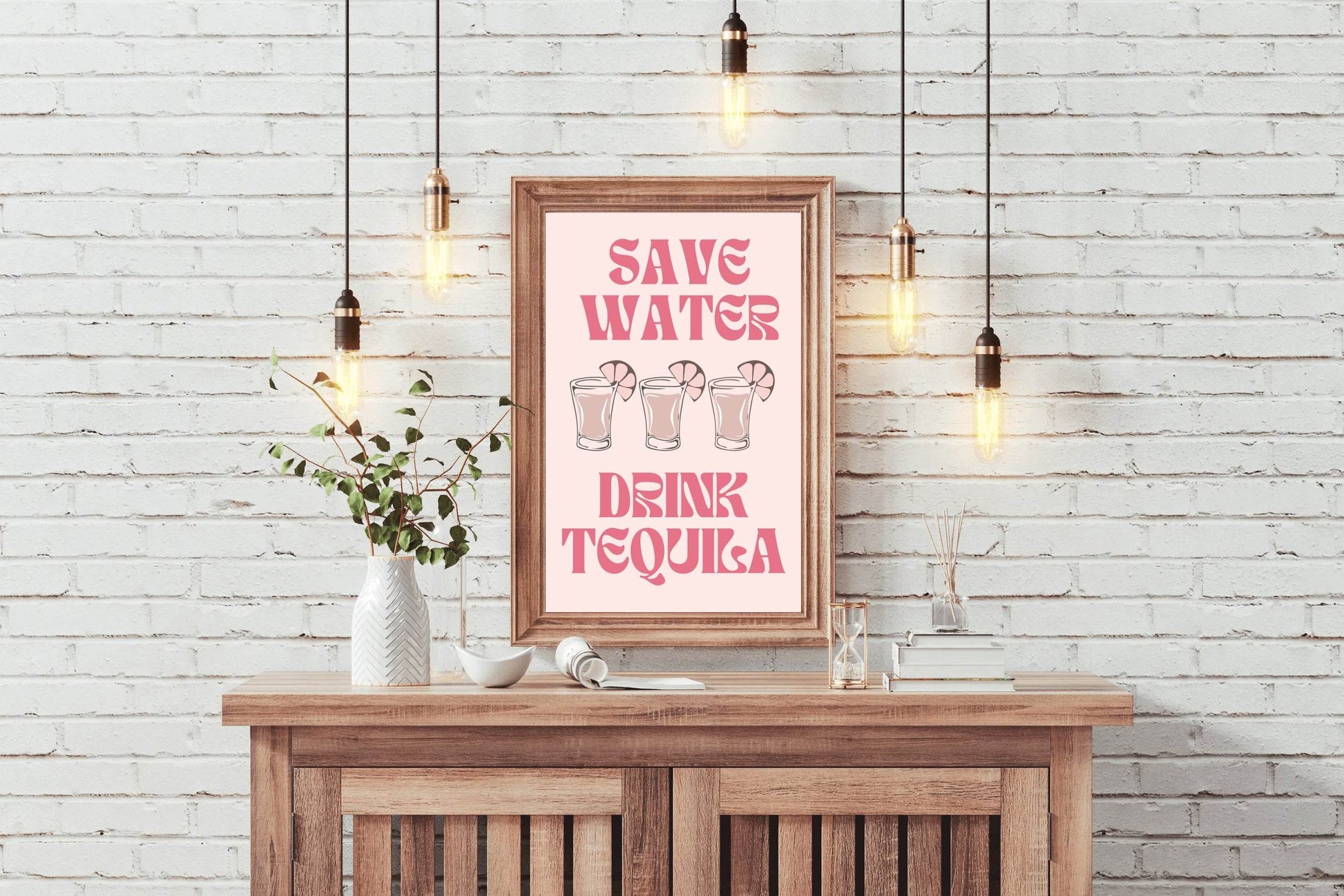 Save Water Drink Wall Art - beink online art store