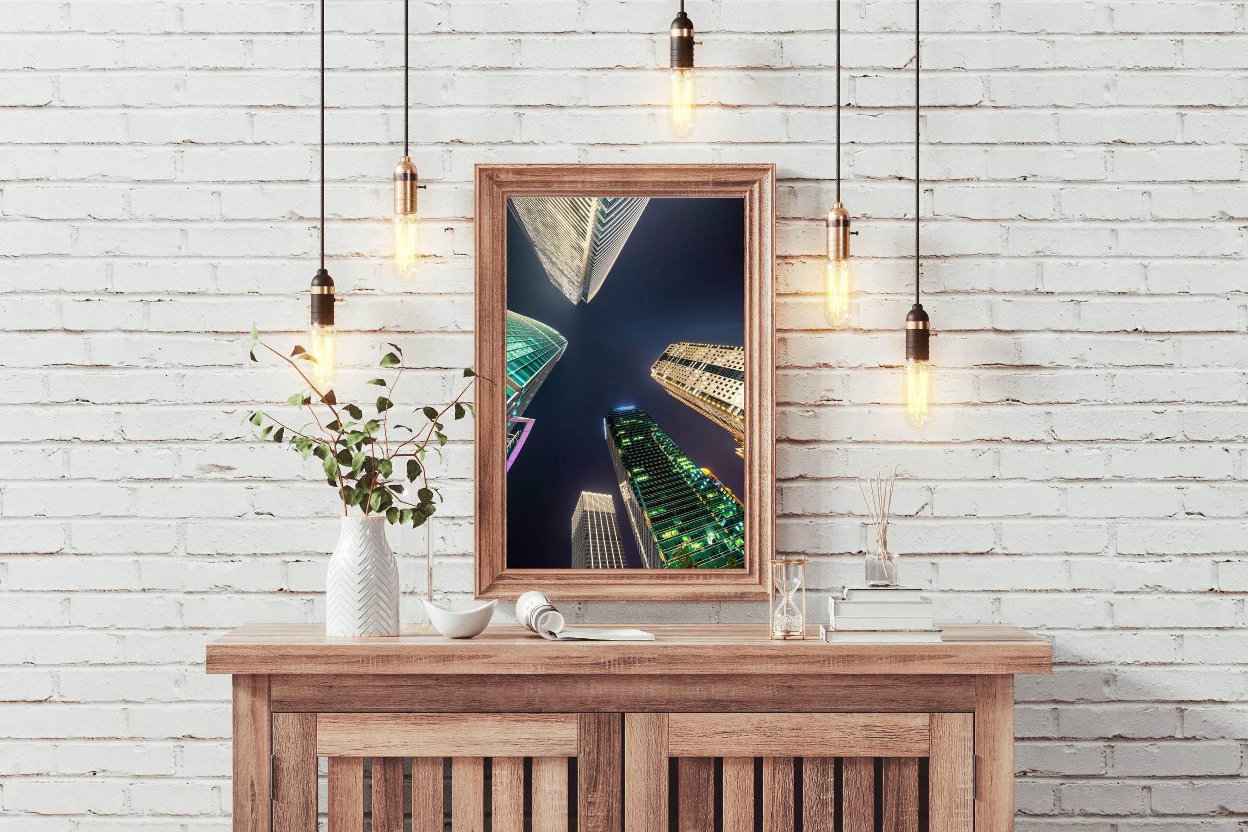 Illuminated Urban Heights Wall Art - beink online art store