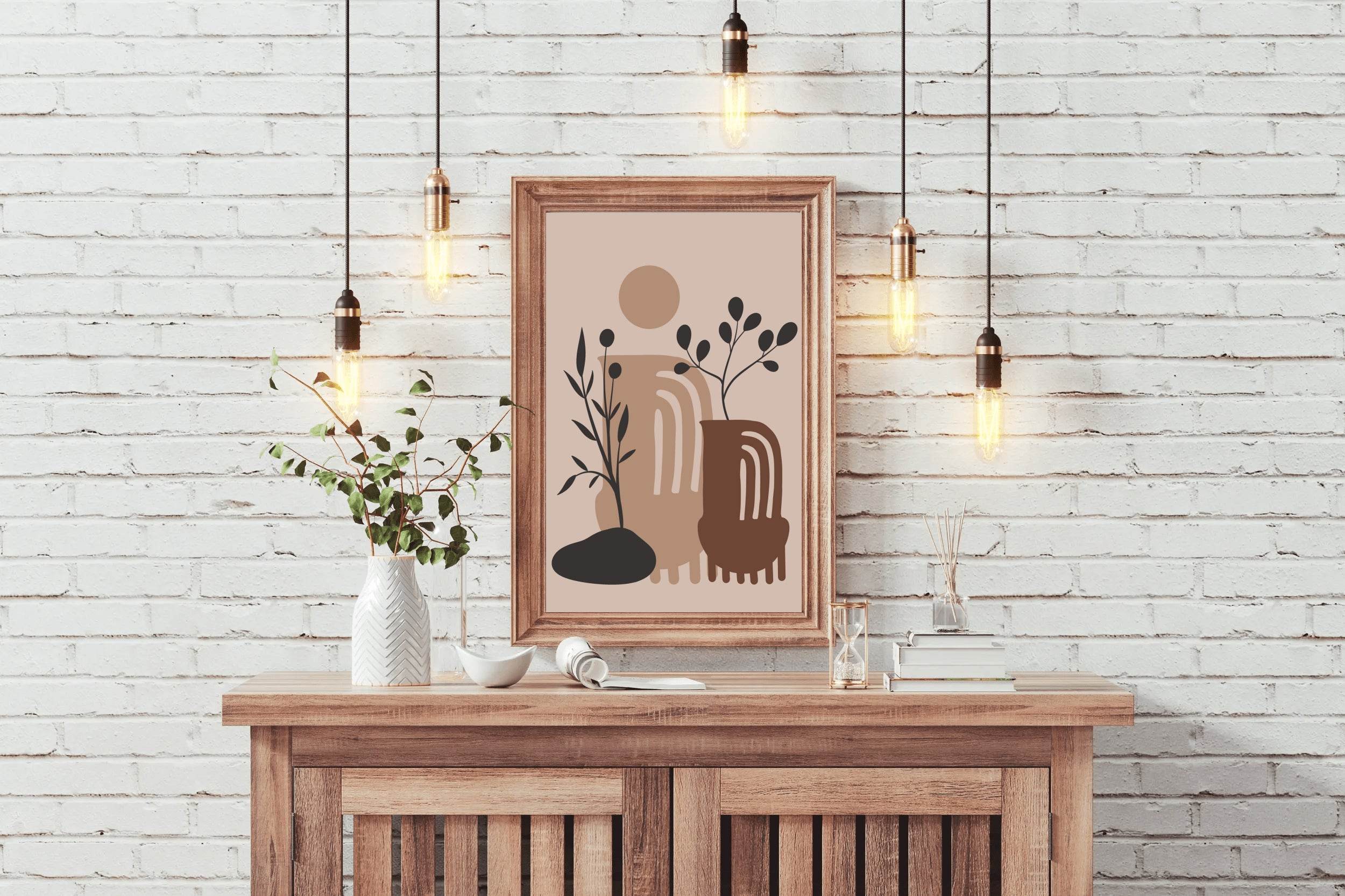 Oak Leaves Wall Art - beink online art store