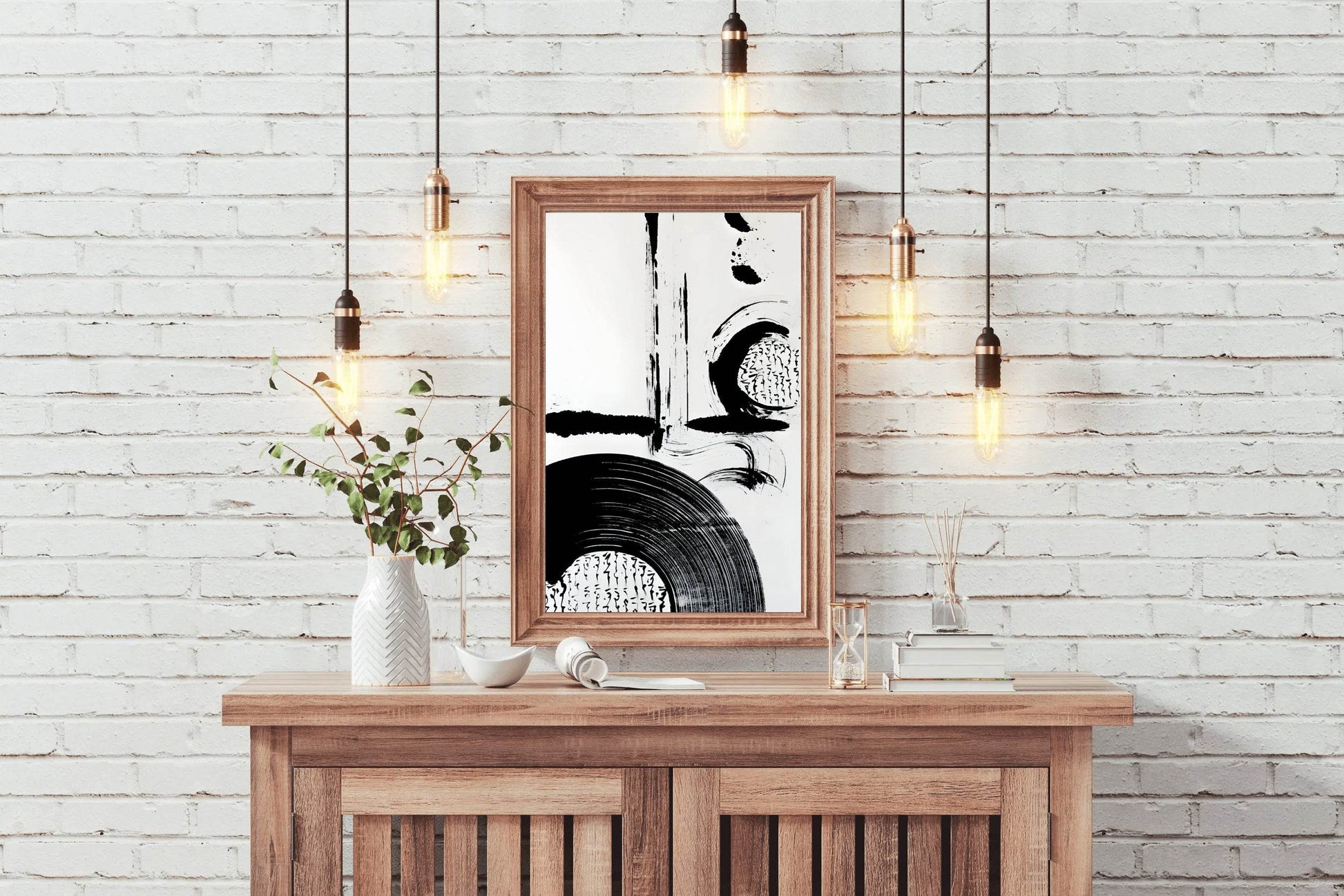 Ink Blot and Circular Dance Modern Wall Art - beink online art store