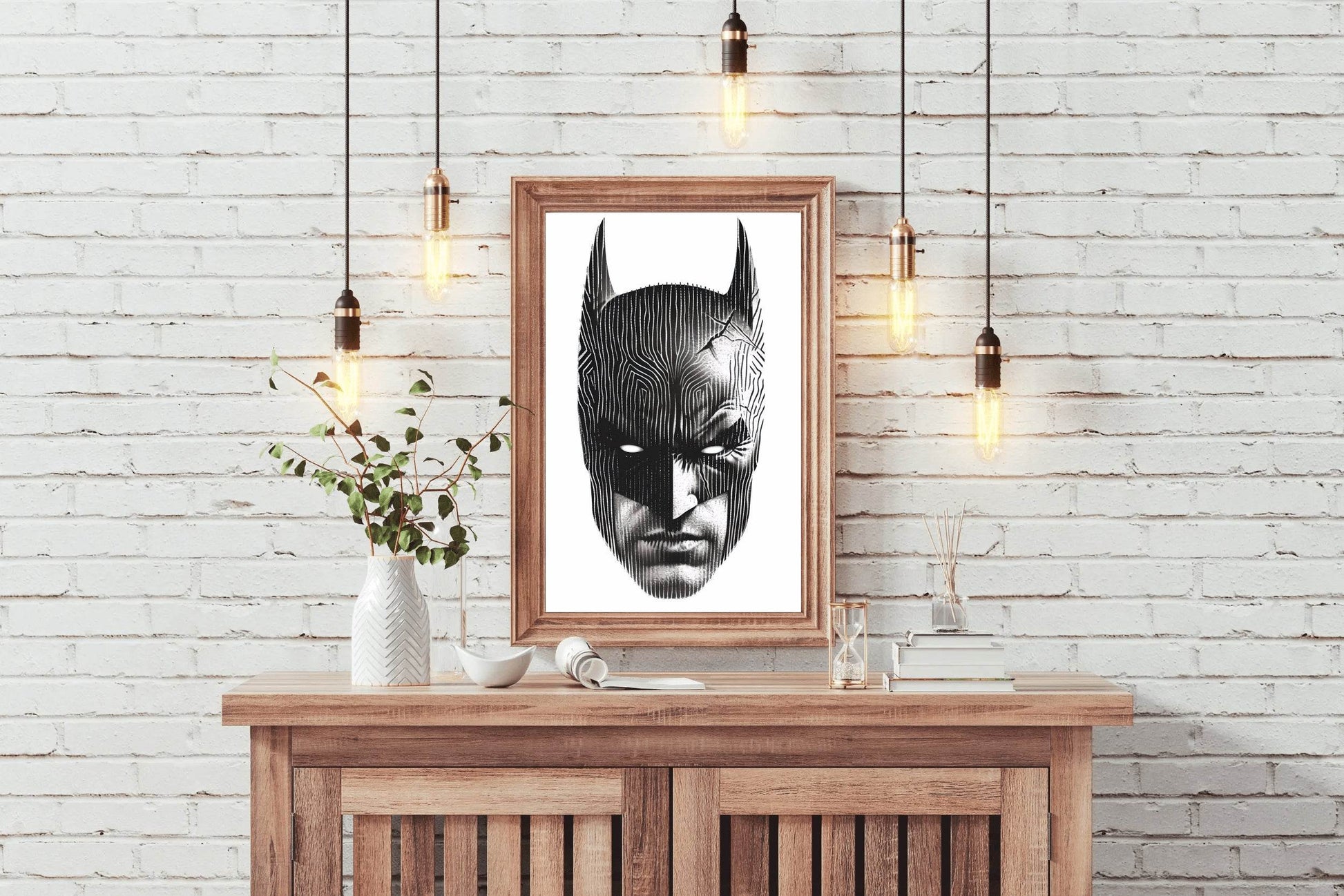 Batman Mask Premium Wall Art - beink online art store