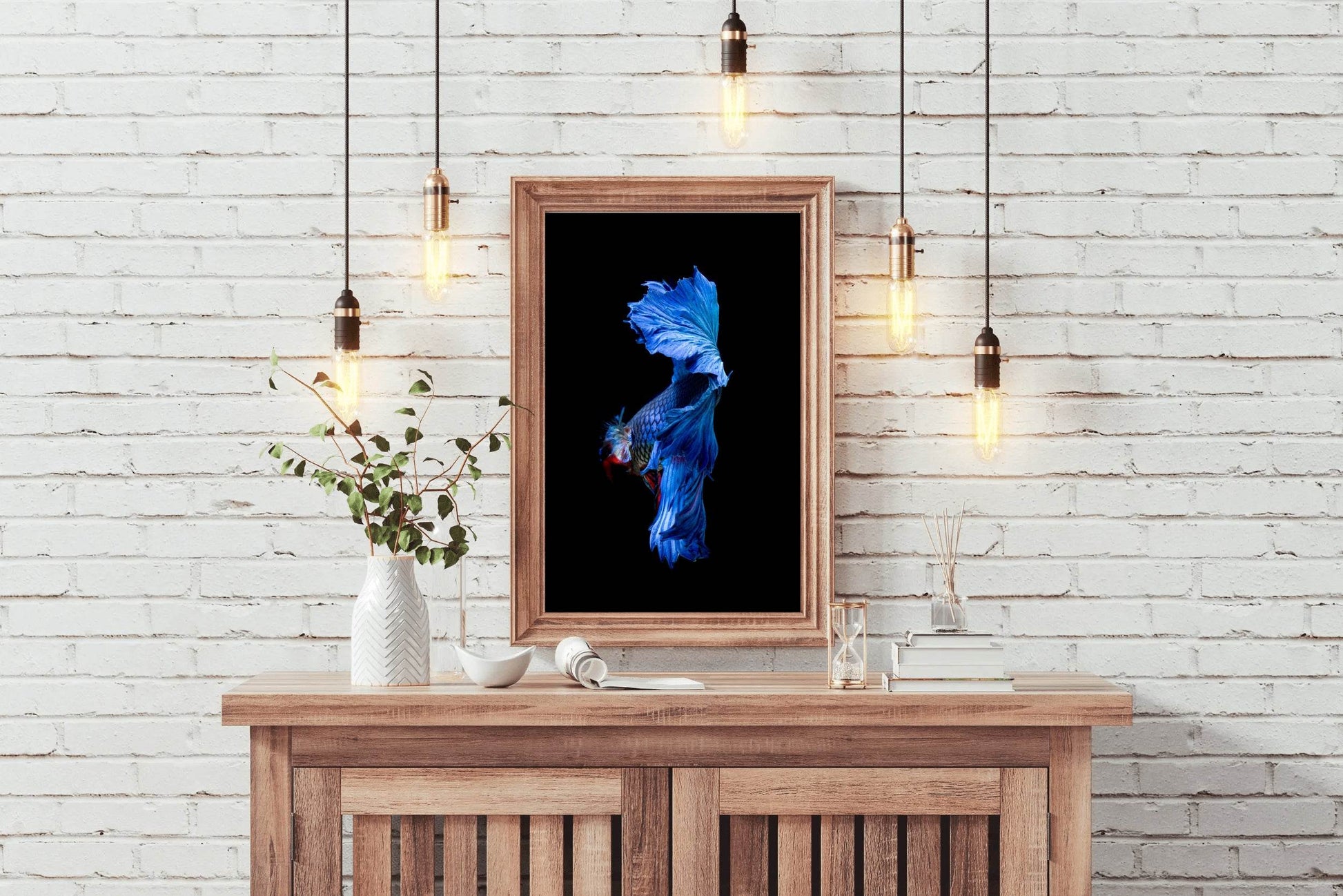 Siamese Fighting Fish Animal Wall Art - beink online art store
