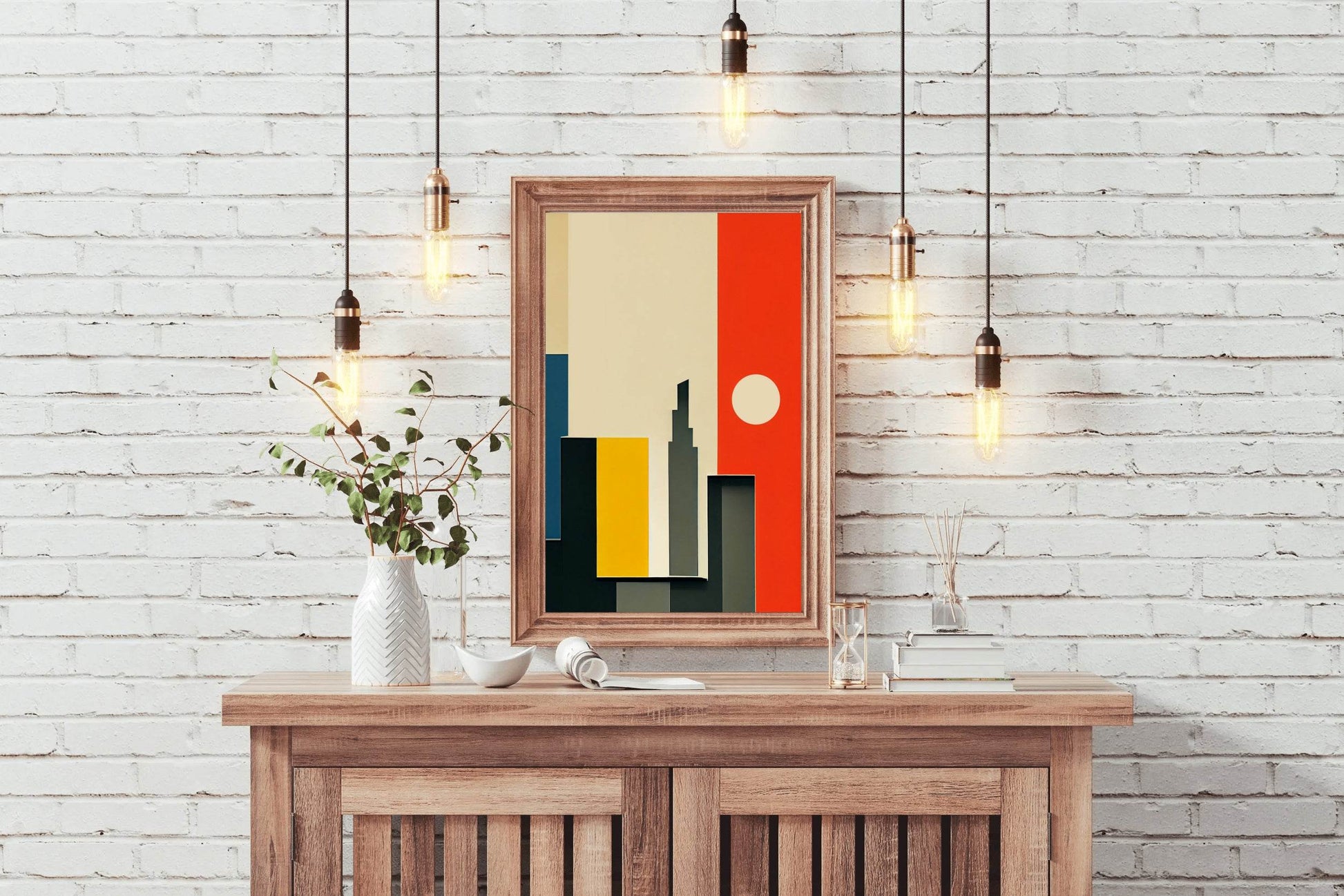 Creative Geometric Shape Abstract Wall Art - beink online art store