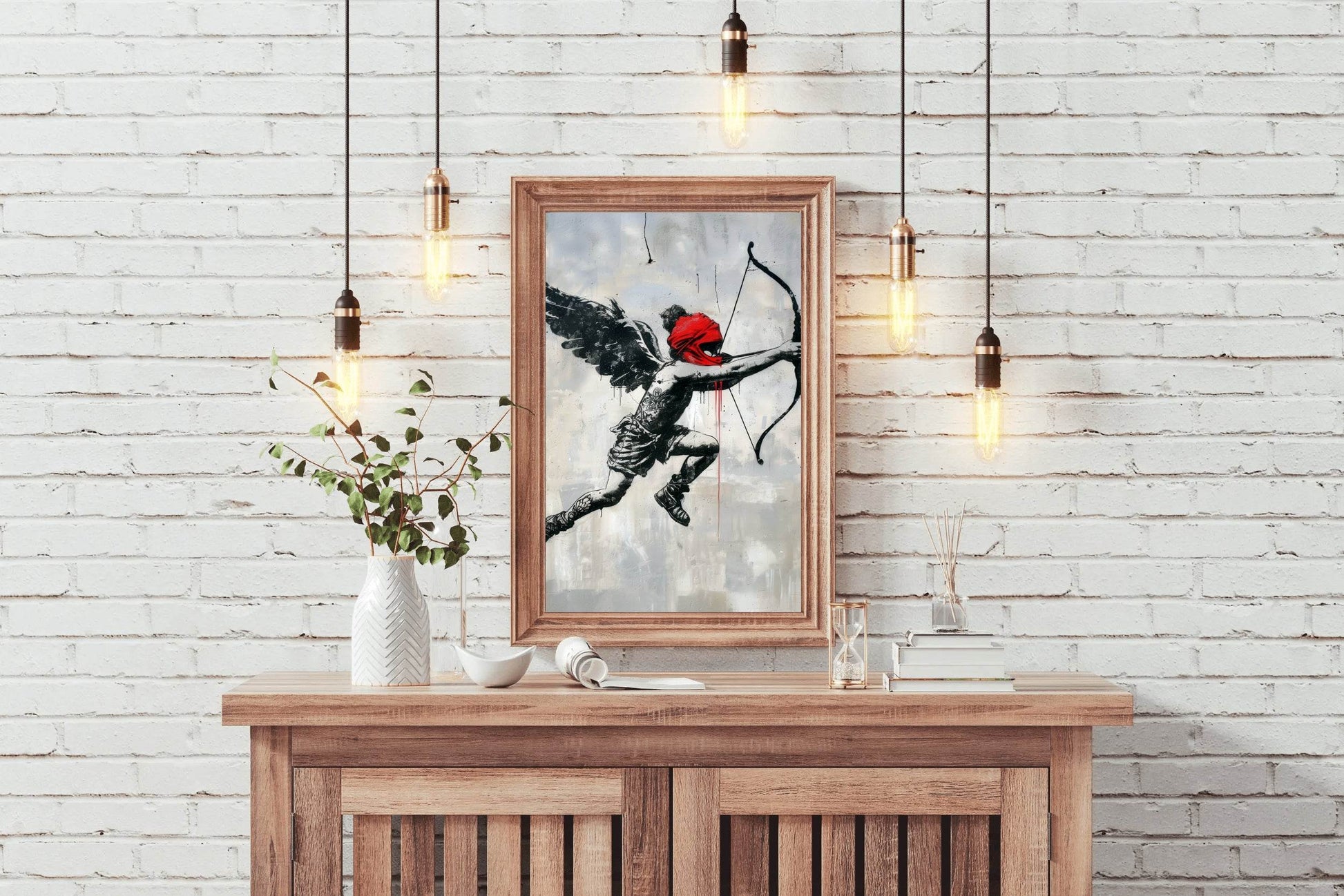 Eros Love Banksy Style Wall Art - beink online art store