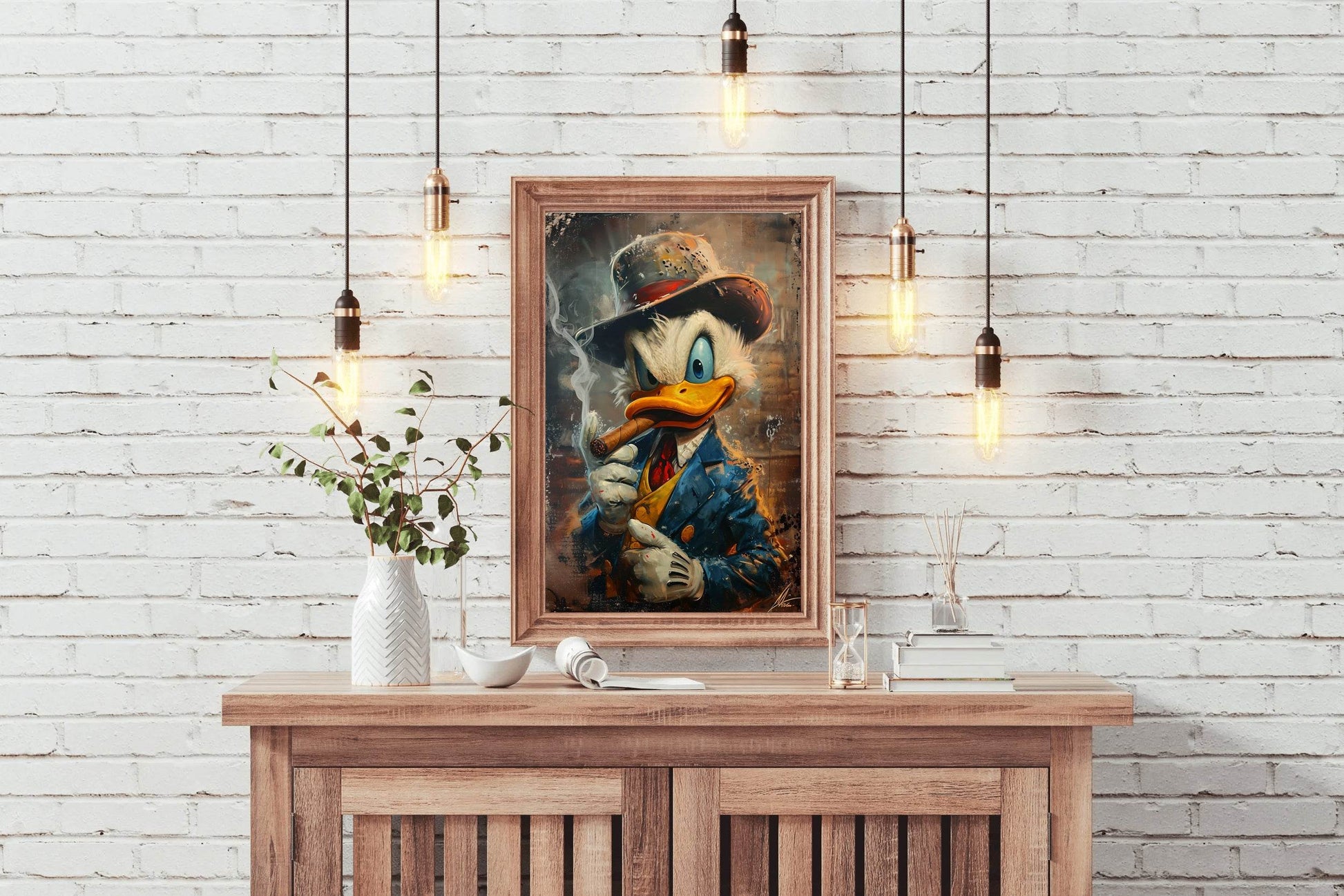Scroodge McDuck, Dark Edition Wall Art - beink online art store