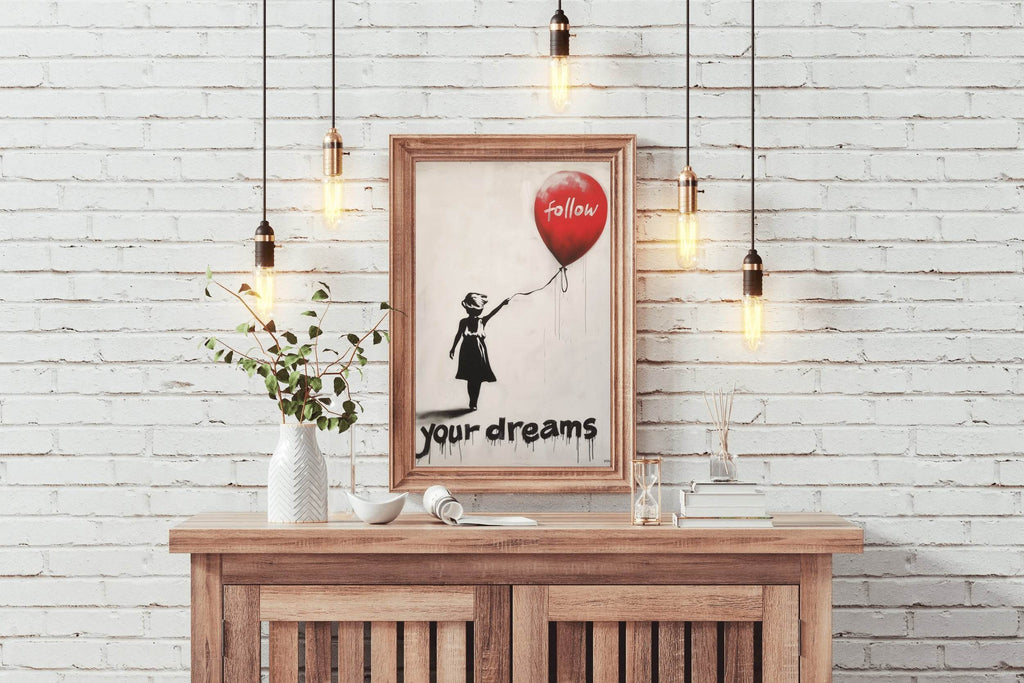 Banksy's Balloon Girl Wall Art - beink online art store