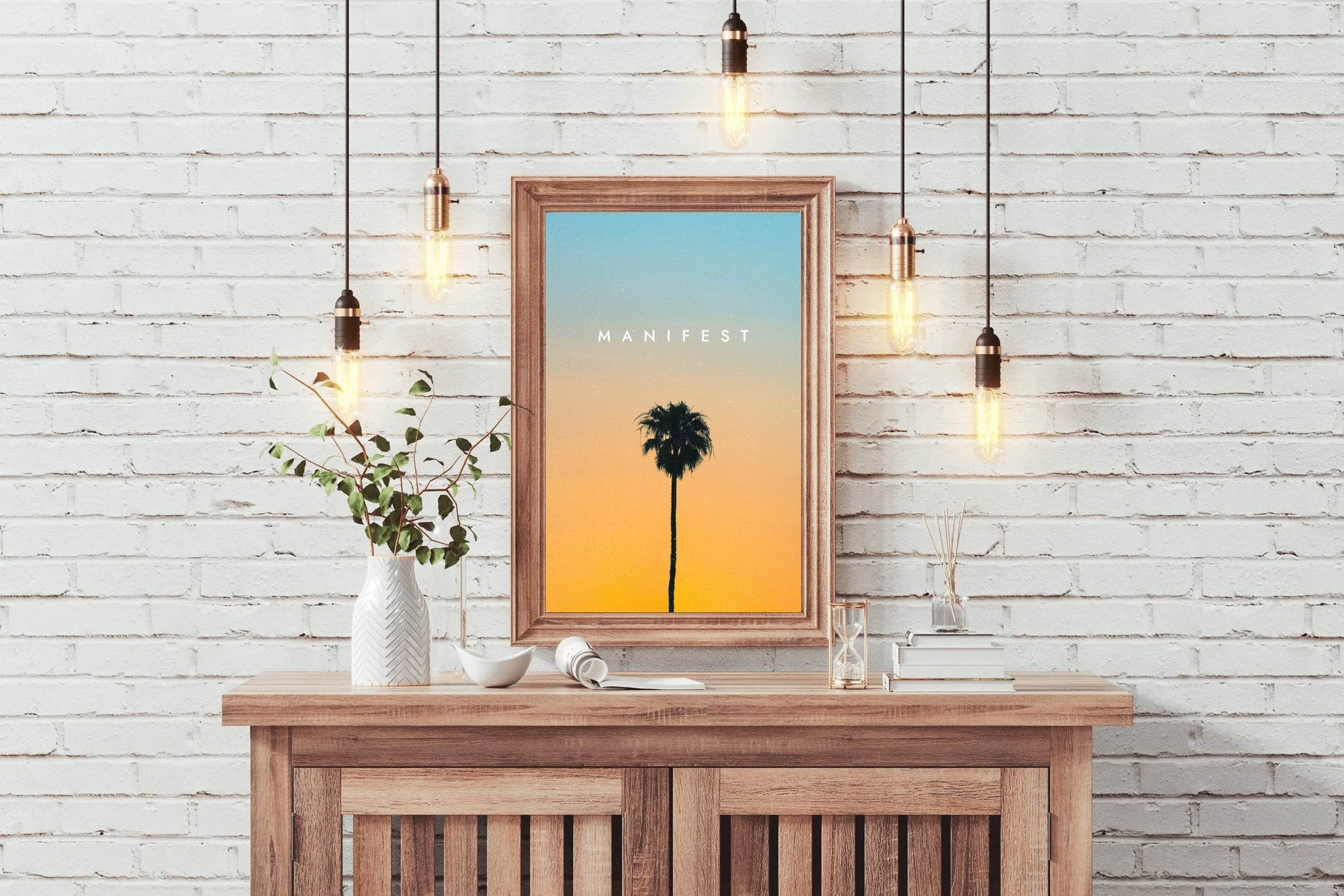 Manifest - Palm Tree Wall Art - beink online art store
