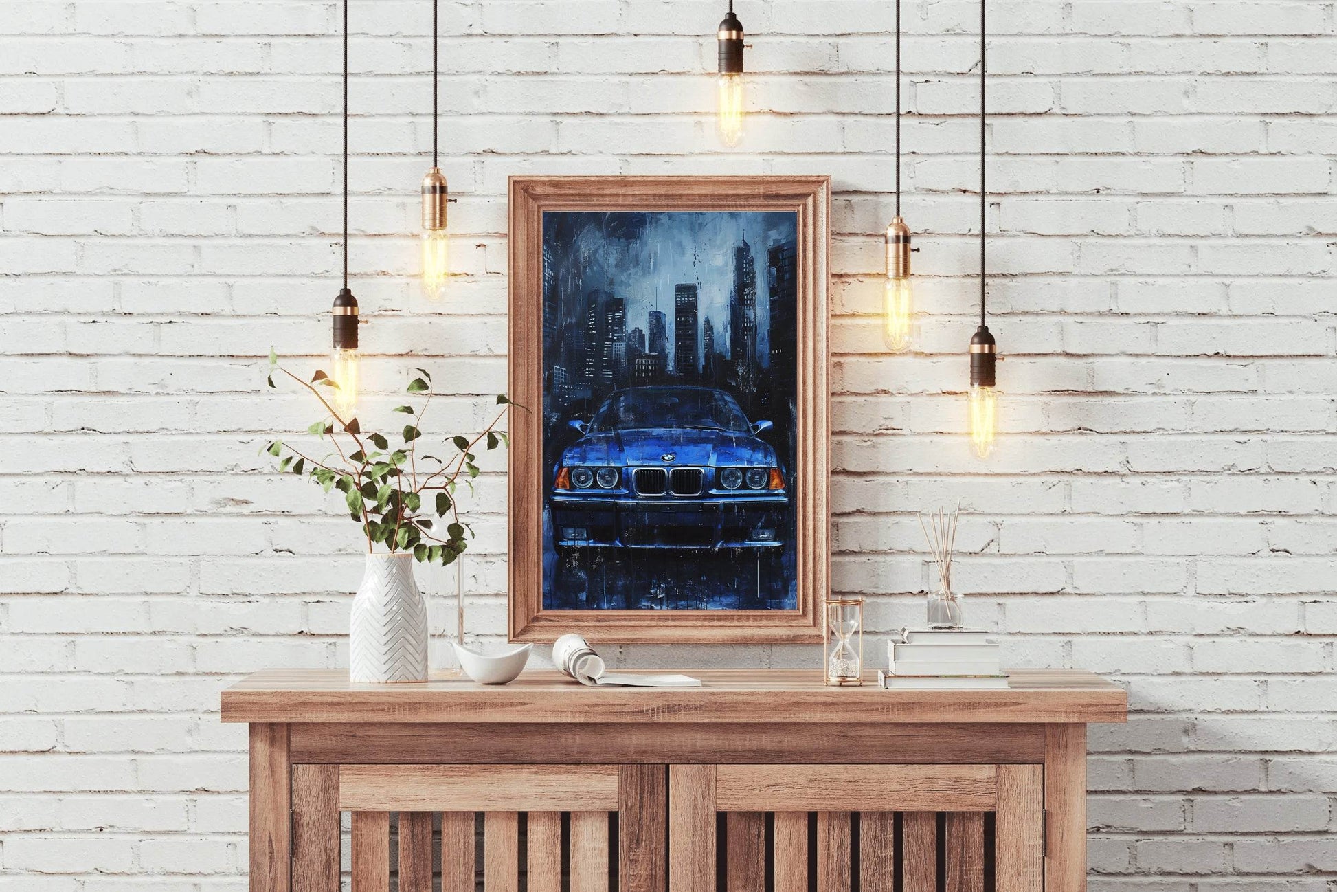 BMW Blue Wall Art - beink online art store