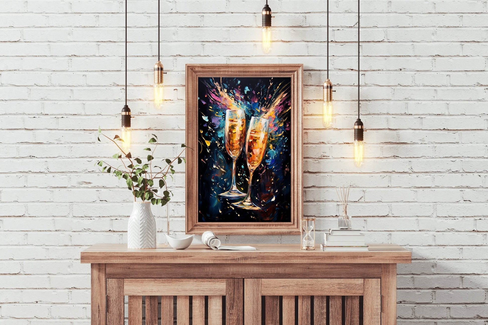 Oil Painting Of Drinking Cup Wall Art - beink online art store