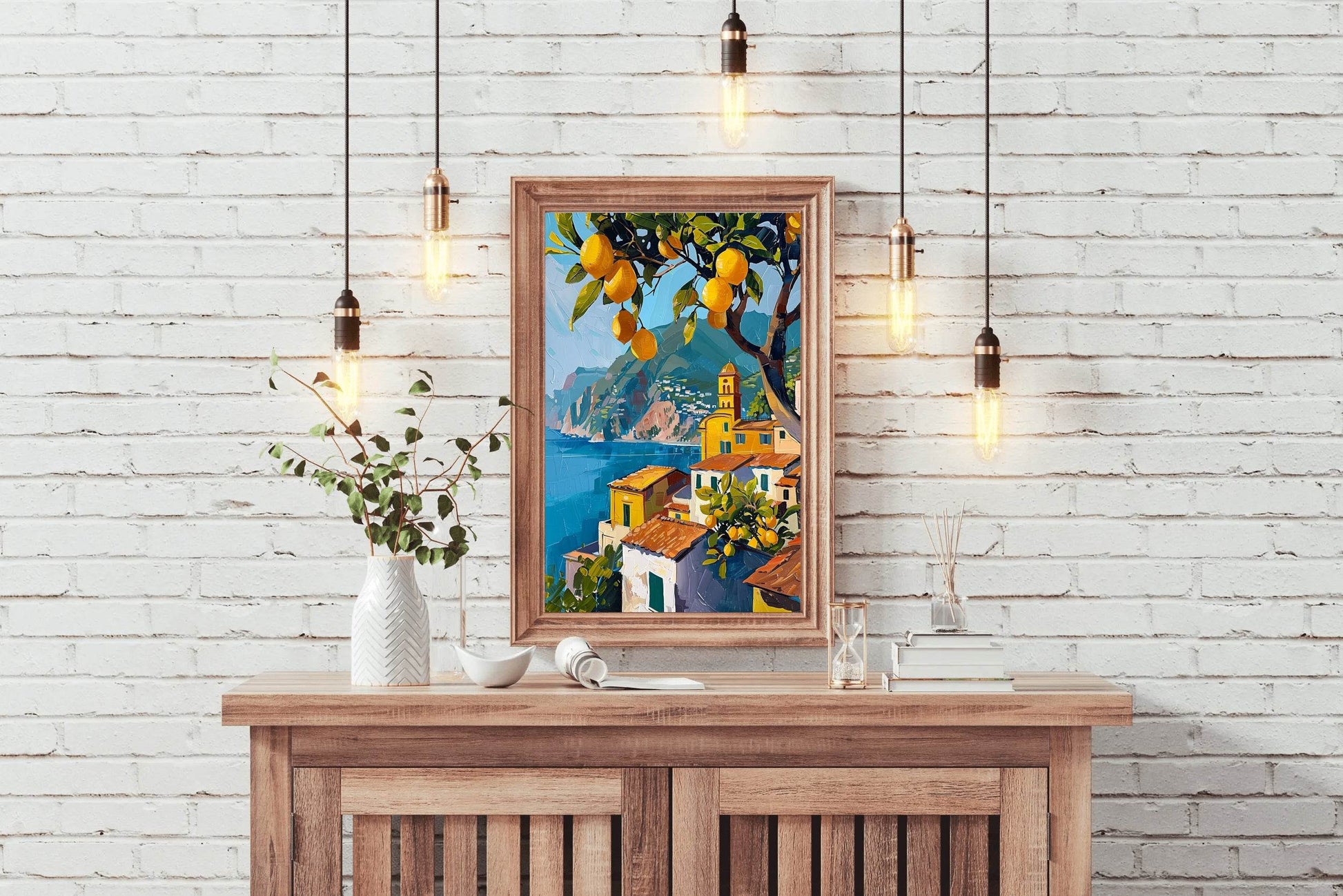 Painting Lemon Tree On The Island - beink online art store