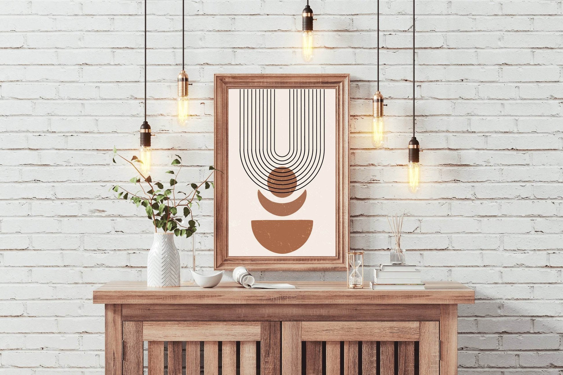 Aesthetics of Geometric Balance Shapes Wall Art - beink online art store