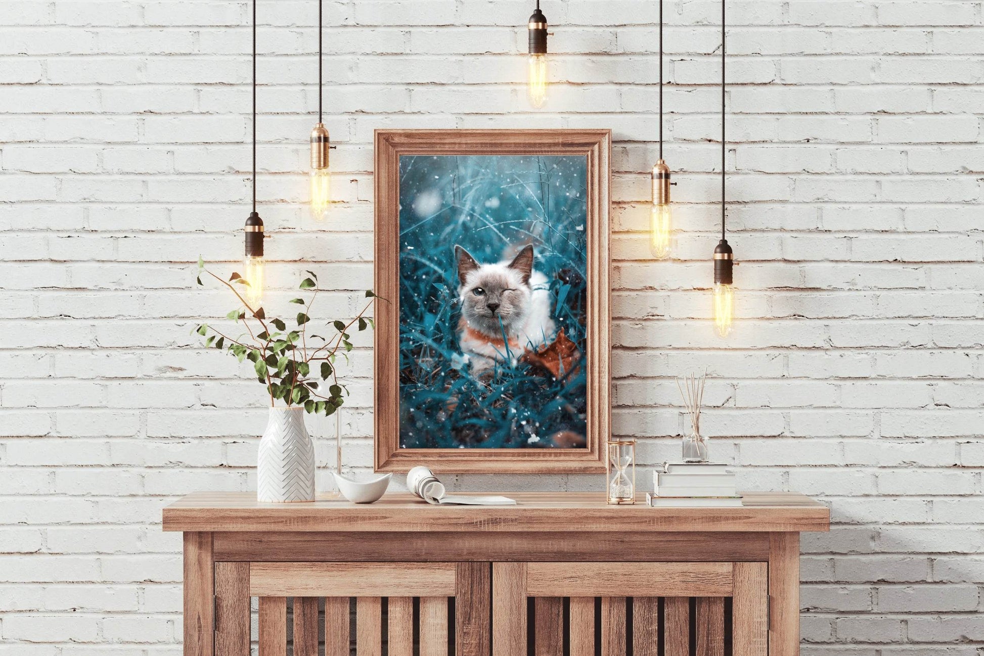 Siamese Cat Animal Wall Art - beink online art store