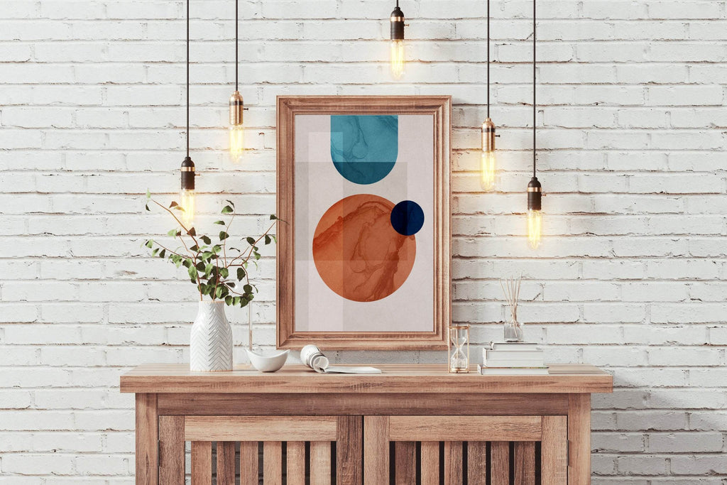 Creative Geomtric Shape Abstract Wall Art - beink online art store