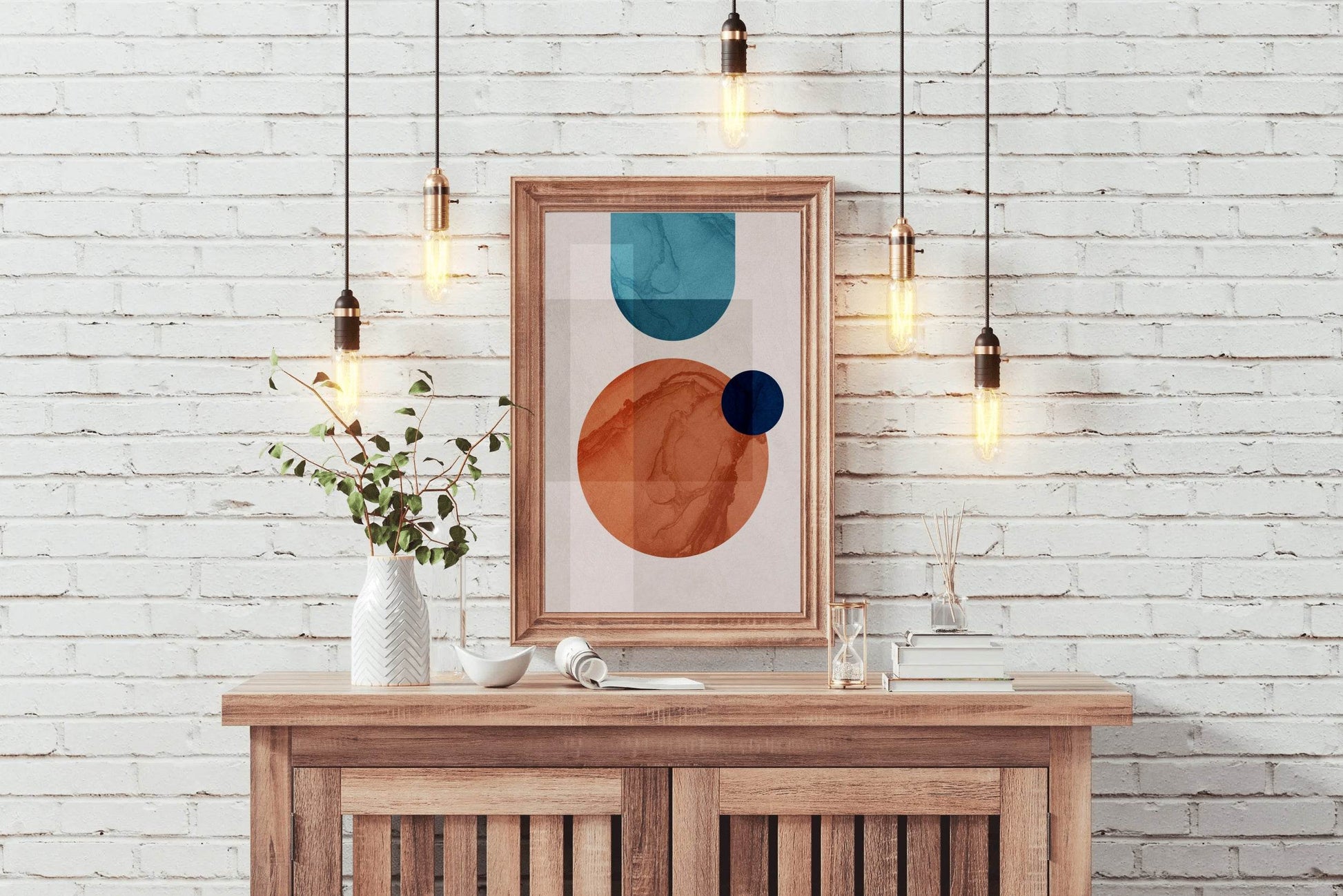 Creative Geomtric Shape Abstract Wall Art - beink online art store