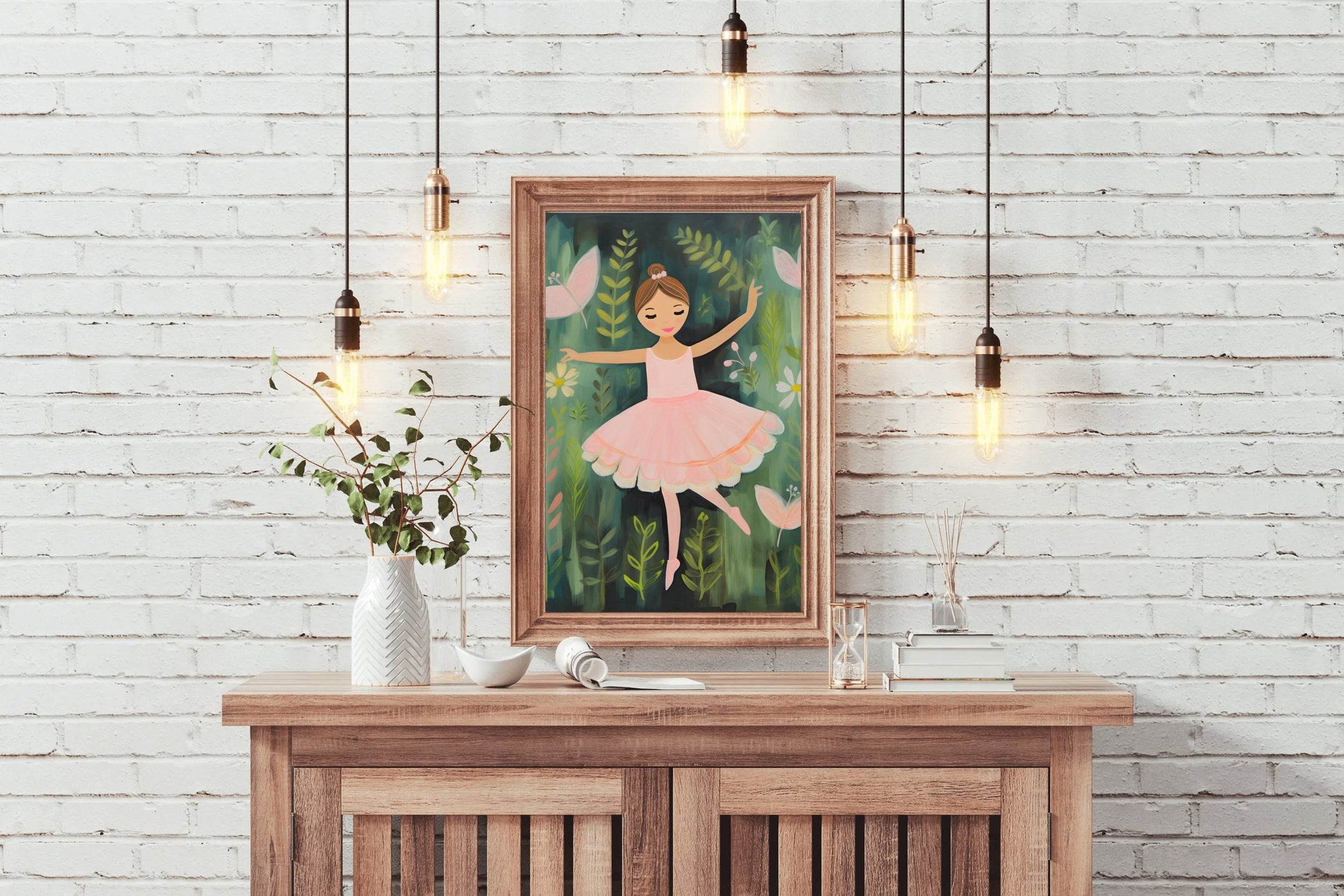 Ballerina Girl Art Print - beink online art store