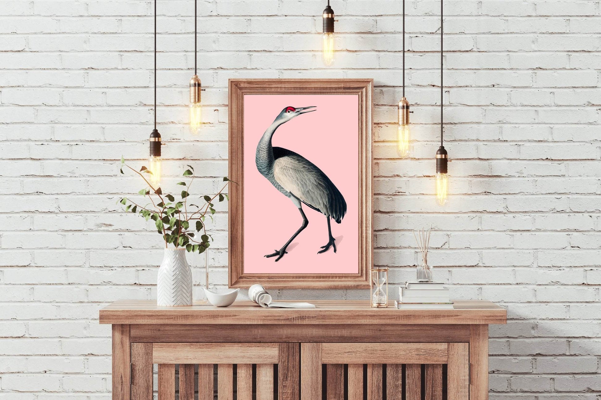Florida Sandhill Crane Wall Art - beink online art store