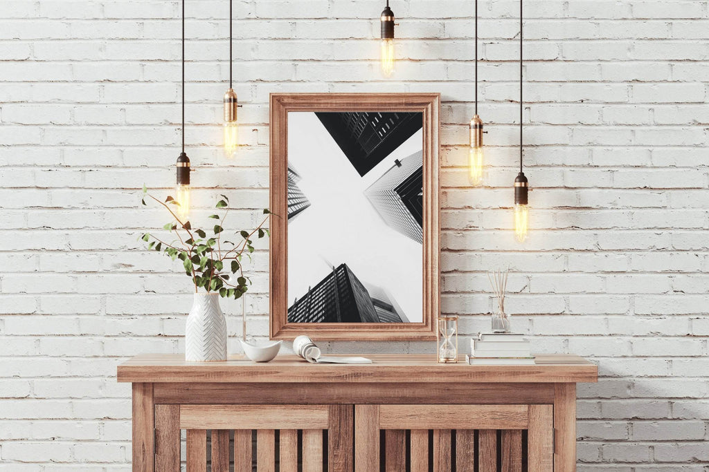 High Rise Building Black & White Wall Art - beink online art store