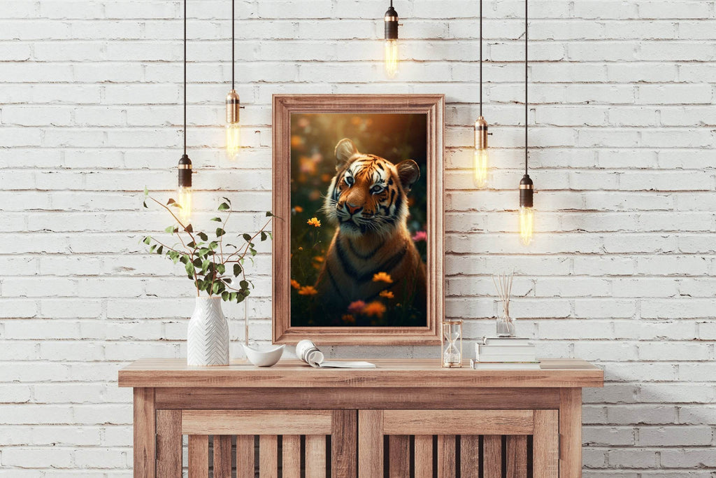 Bengal Tiger Animal Wall Art - beink online art store