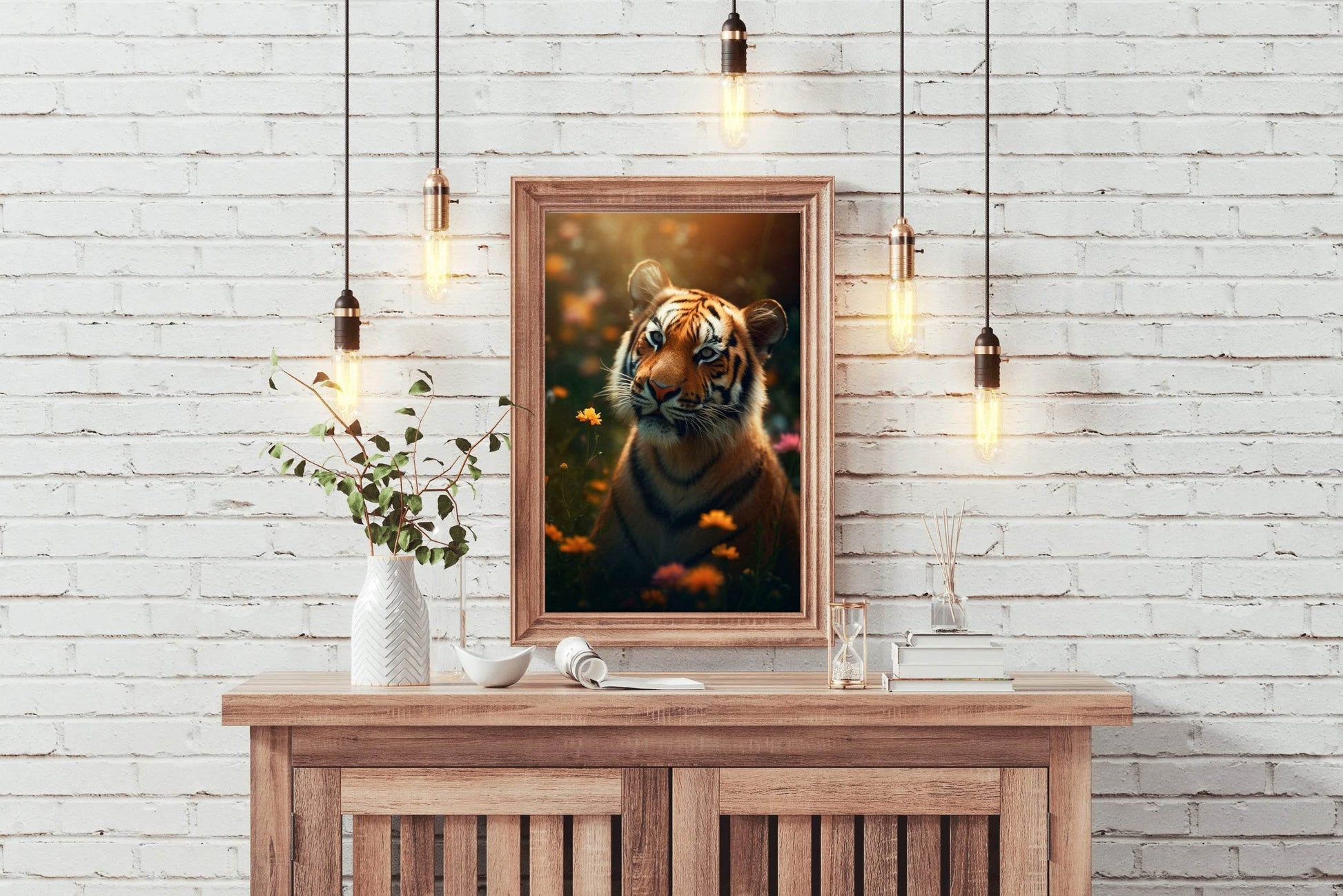 Bengal Tiger Animal Wall Art - beink online art store