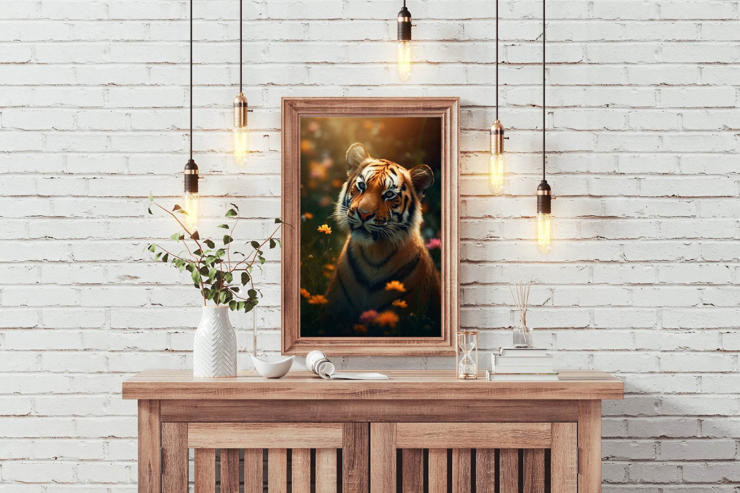 Bengal Tiger Animal Wall Art - beink online art store