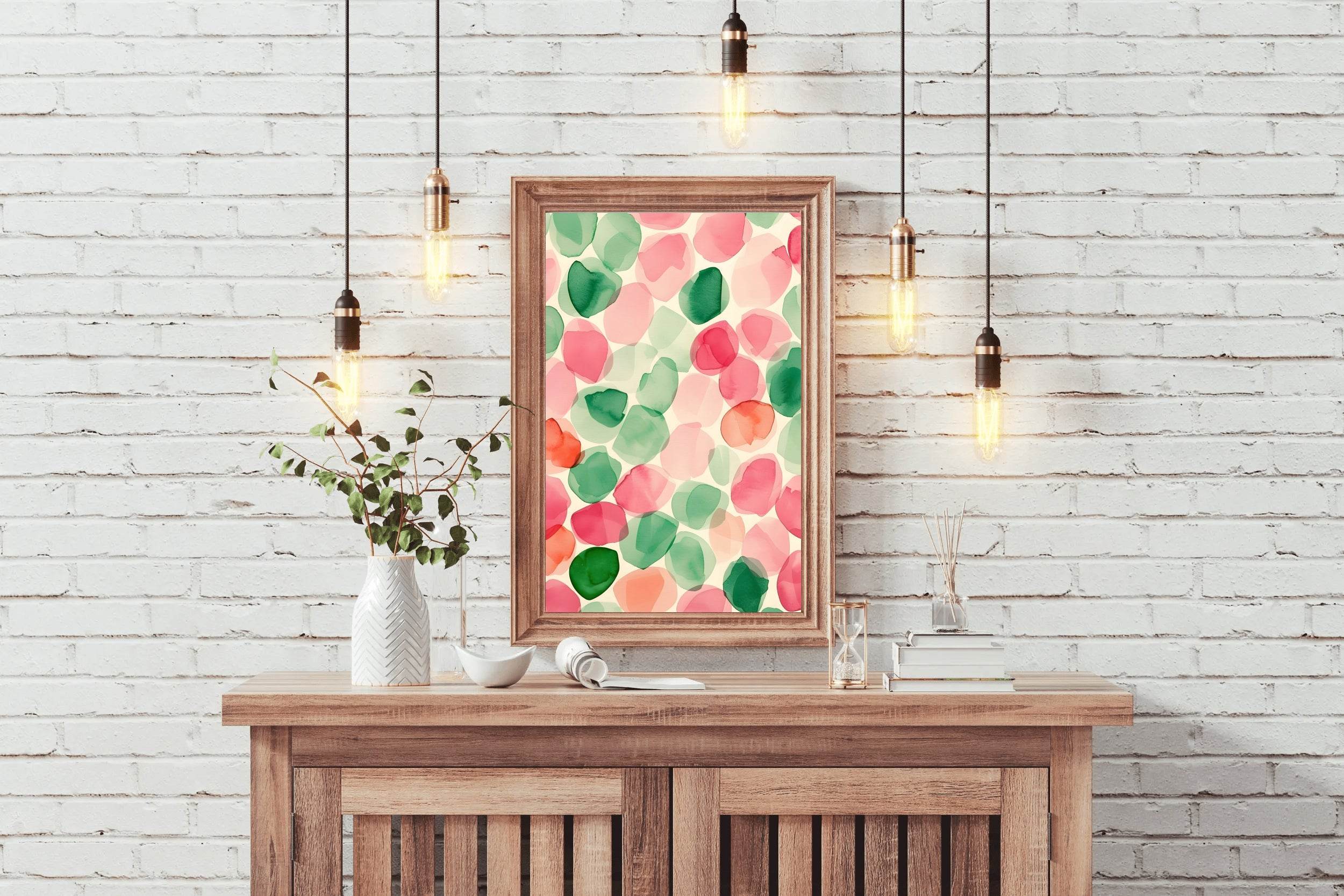 A Close Up of a Watercolor Painting Digital Art - beink online art store