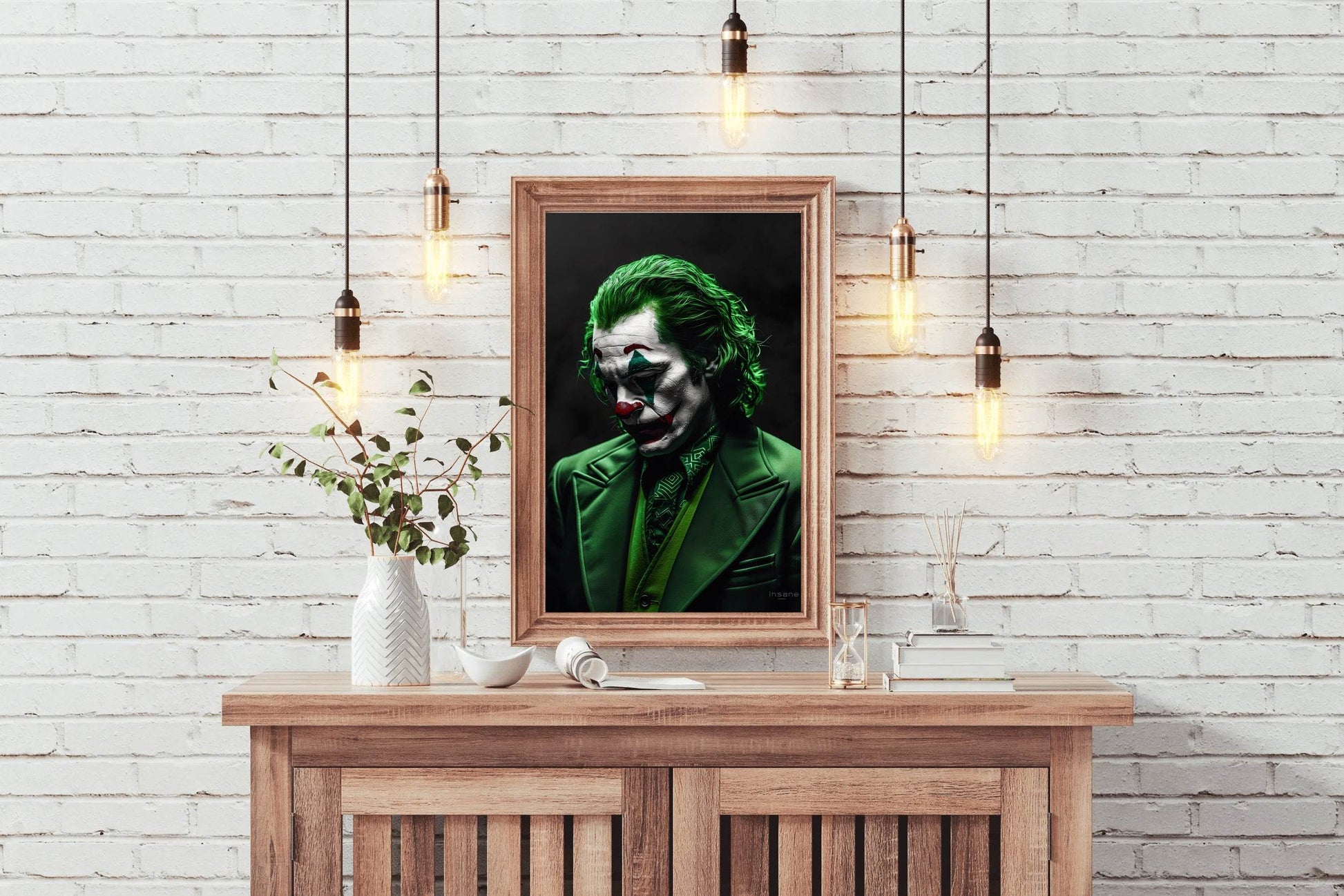 Painting of Joker Character Premium Wall Art - beink online art store
