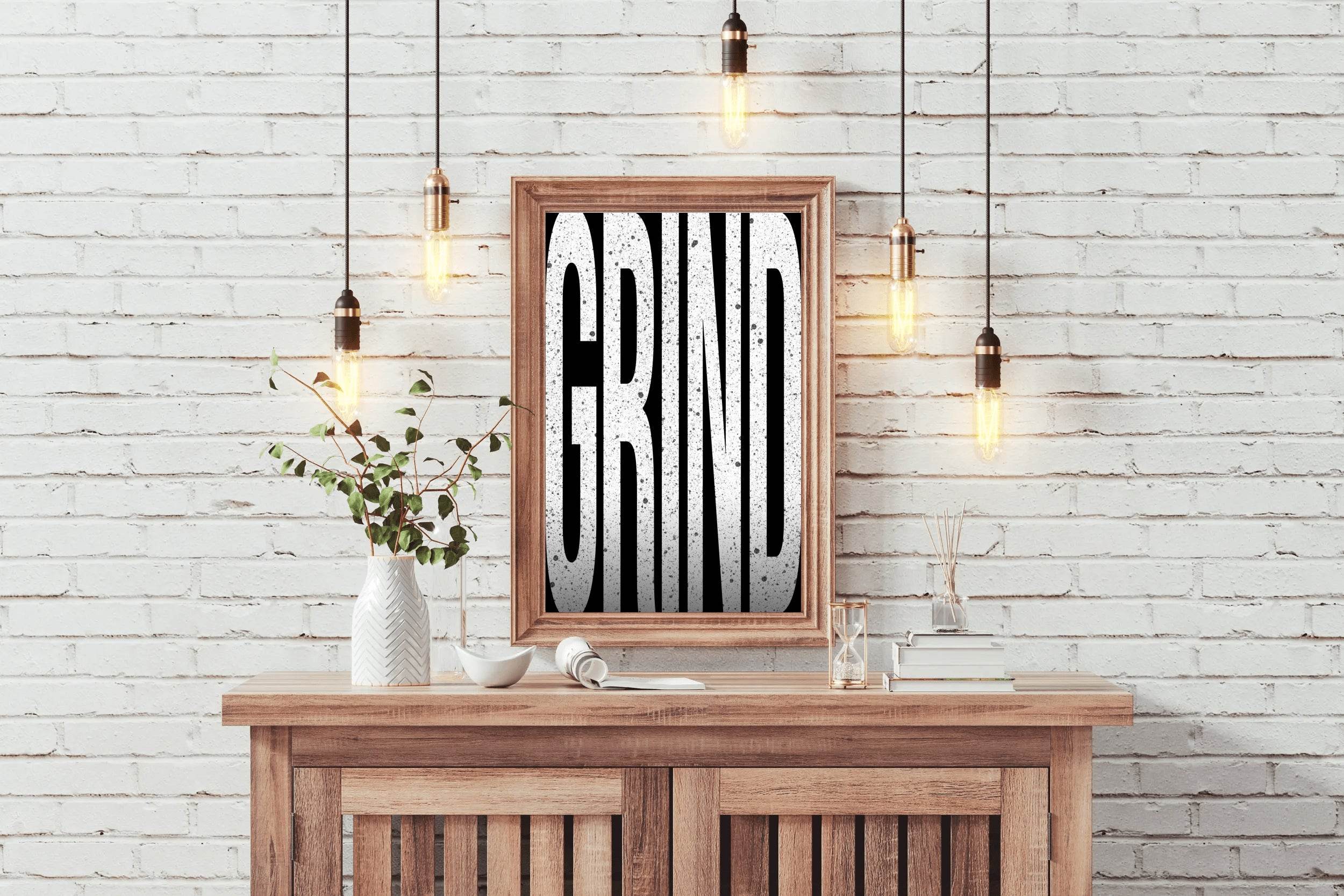 Grind Image Wall Art - beink online art store