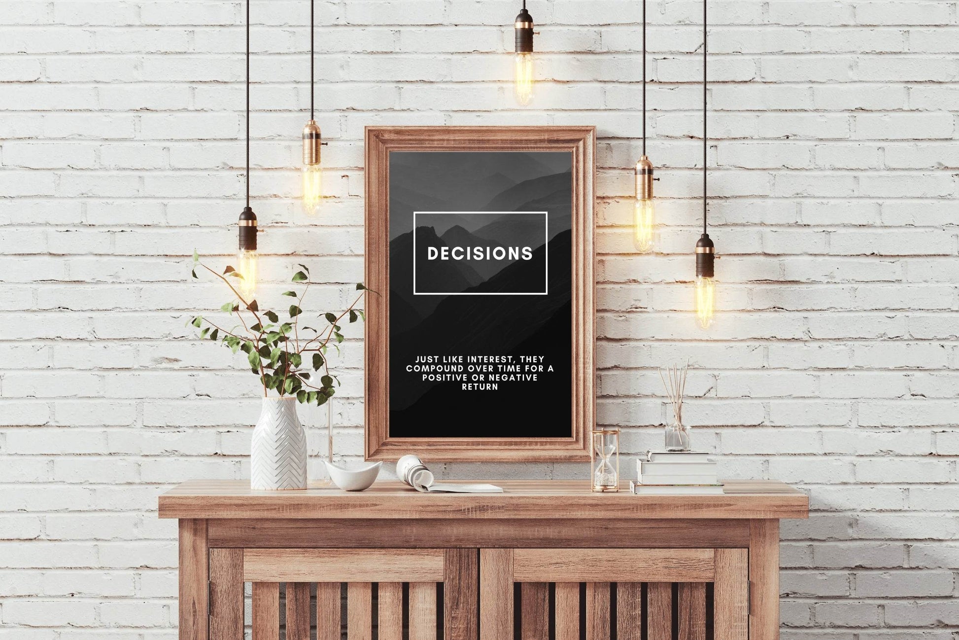 Decision Inspirational Wall Art - beink online art store
