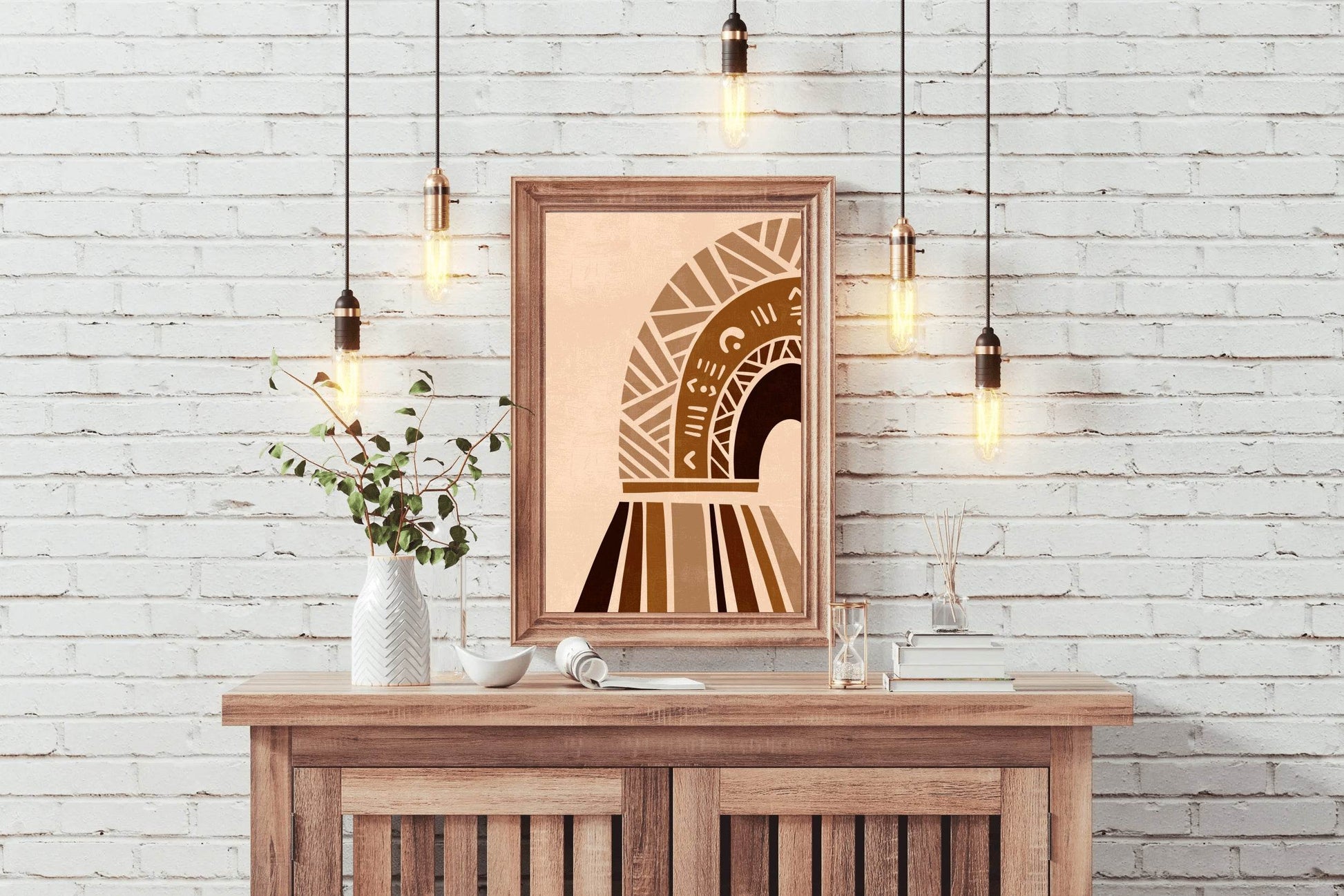 Abstract Design Tribal Inspired ArtWork - beink online art store