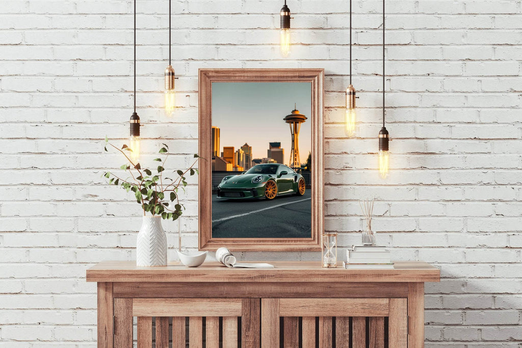 Porsche RS Green Wall Art - beink online art store