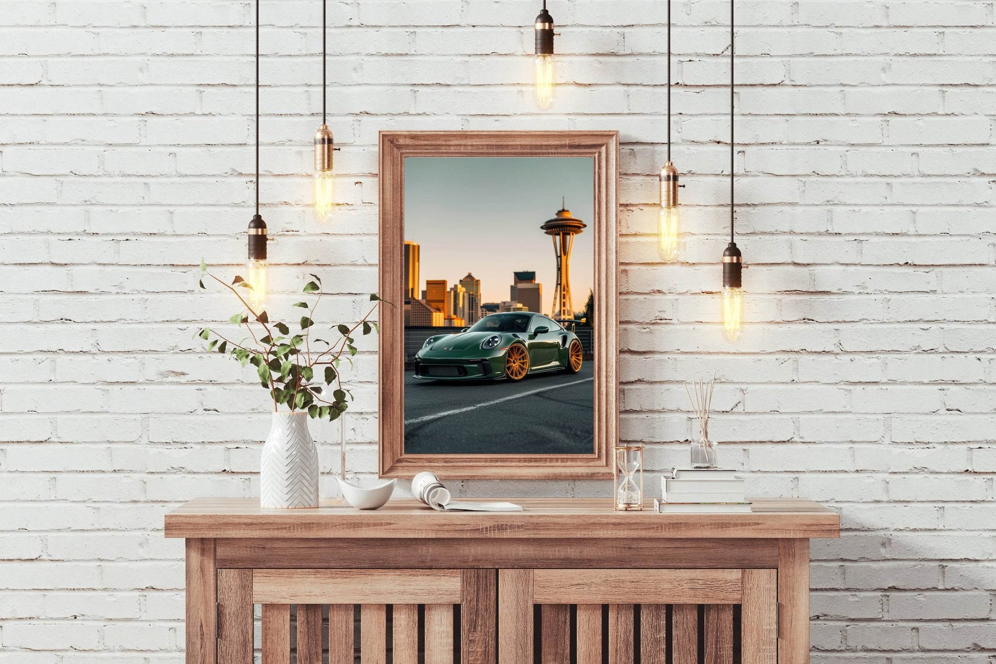 Porsche RS Green Wall Art - beink online art store
