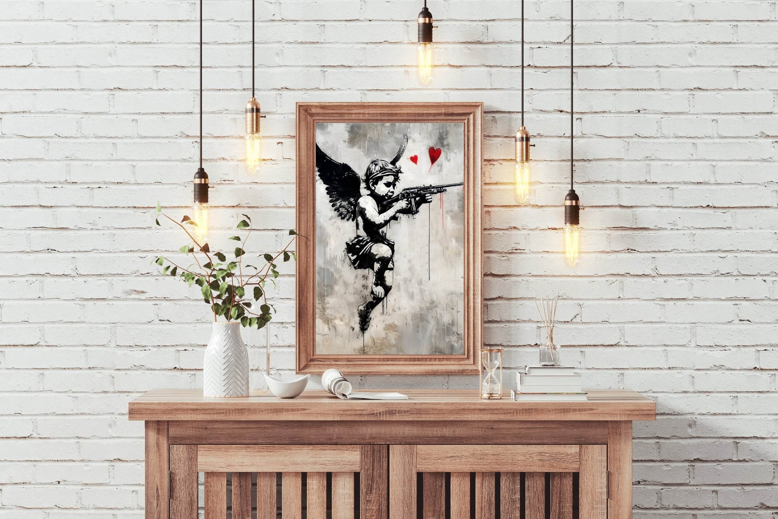 Angelic Warfare Wall Art - beink online art store